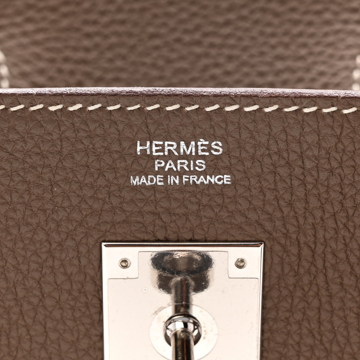 Hermes Birkin 30 Etoupe Togo Silver Hardware