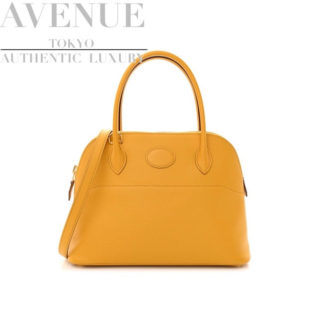 大変美品】エルメス ボリード27 ジョーヌアンブル エプソン ゴールド金具 HERMES BOLIDE 27 JAUNE AMBRE EP |  AVENUE TOKYO