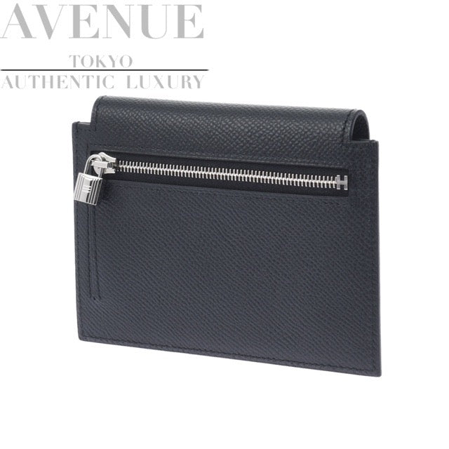 未使用品】エルメス ケリー ポケット コンパクト ウォレット ブラック エプソン シルバー金具 HERMES KELLY POCKET C |  AVENUE TOKYO