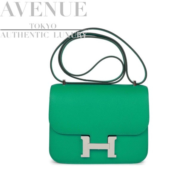 Hermes Birkin bag 30 Vert Jade Epsom leather Silver hardware