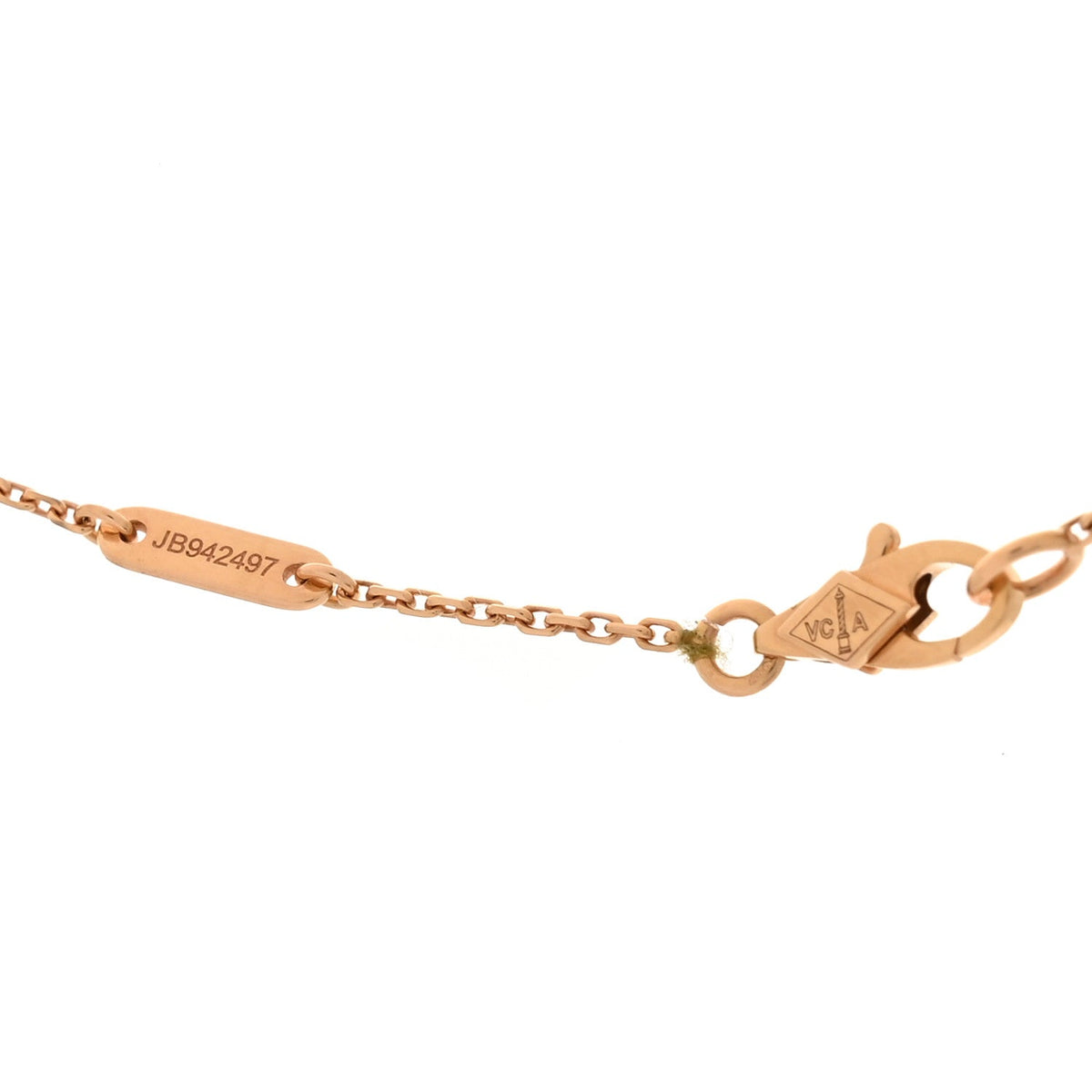 ヴァンクリーフ&アーペル スウィートアルハンブラ ペンダントネックレス カーネリアン 18K ローズゴールド VAN CLEEF & ARPELS SWEET ALHAMBRA PENDANT NECKLACE CARNELIAN 18K ROSE GOLD