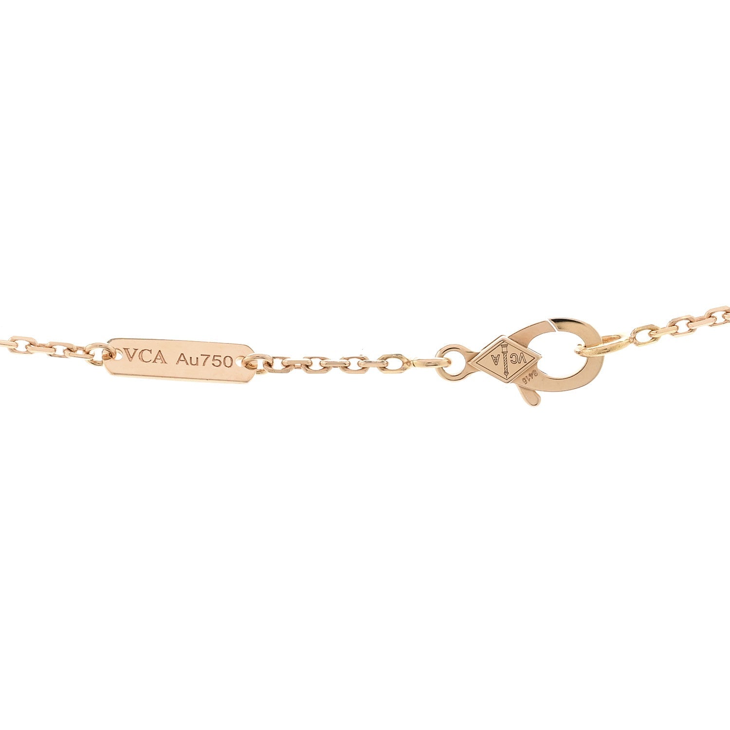 ヴァンクリーフ&アーペル ヴィンテージアルハンブラ ペンダントネックレス マザーオブパール 18K ローズゴールド VAN CLEEF & ARPELS VINTAGE ALHAMBRA PENDANT NECKLACE MOTHER OF PEARL 18K ROSE GOLD