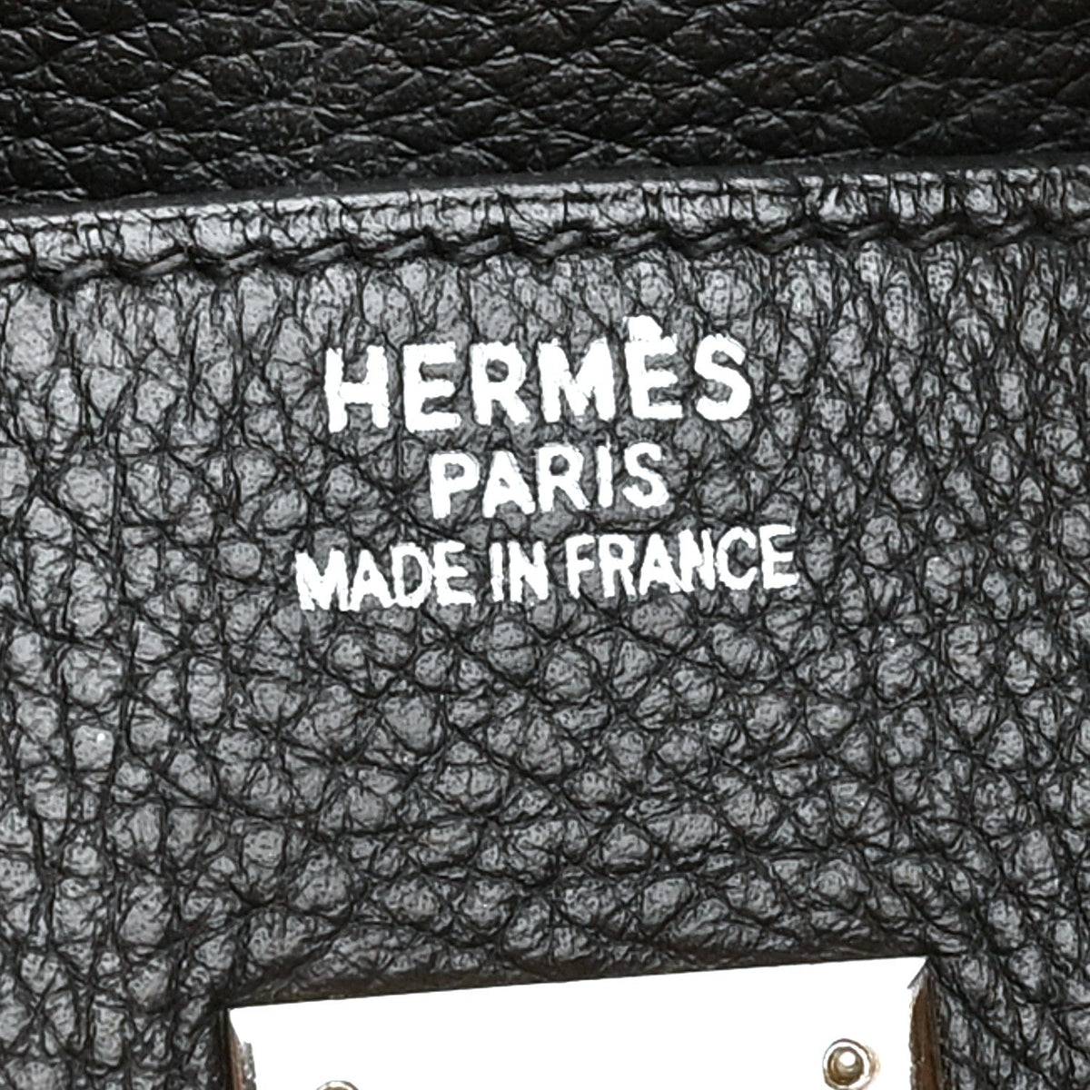 Hermes Birkin 35 Black Togo Silver Hardware