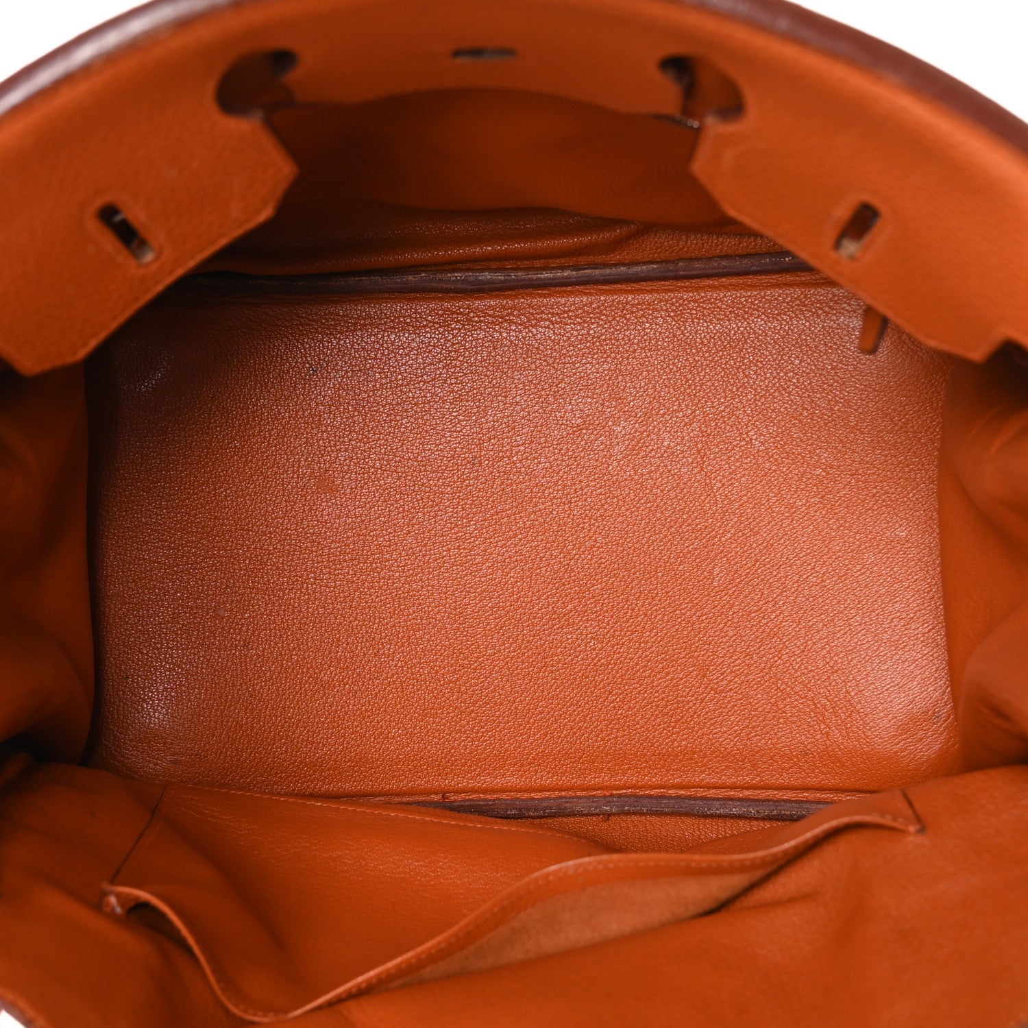 HERMES BIRKIN 35 ORANGE TAURILLON CLEMENCE SILVER HARDWARE