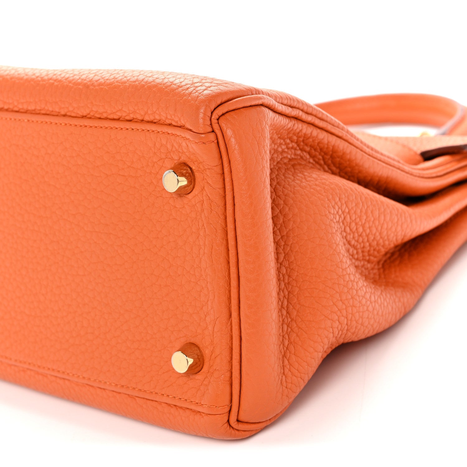 エルメス ケリー 28 内縫い Orange トリヨンクレマンス ゴールド金具 HERMES KELLY 28 RETOURNE ORANGE TAURILLON CLEMENCE GOLD HARDWARE