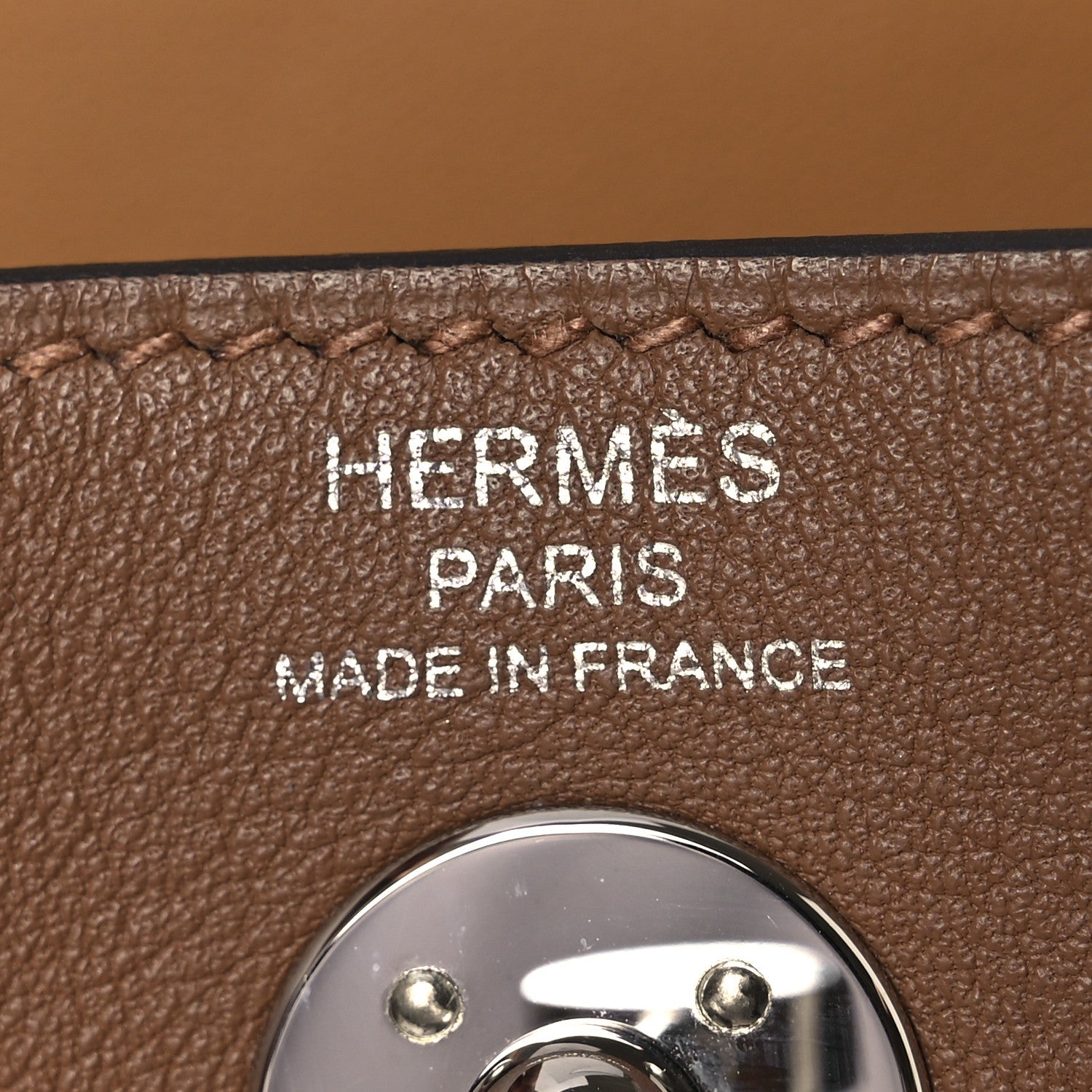 HERMES MINI LINDY 20 VERSO ALEZAN BISCUIT SWIFT SILVER HARDWARE
