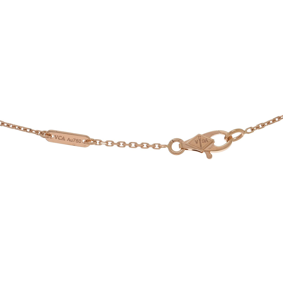 ヴァンクリーフ&アーペル スウィートアルハンブラ ペンダントネックレス カーネリアン 18K ローズゴールド VAN CLEEF & ARPELS SWEET ALHAMBRA PENDANT NECKLACE CARNELIAN 18K ROSE GOLD