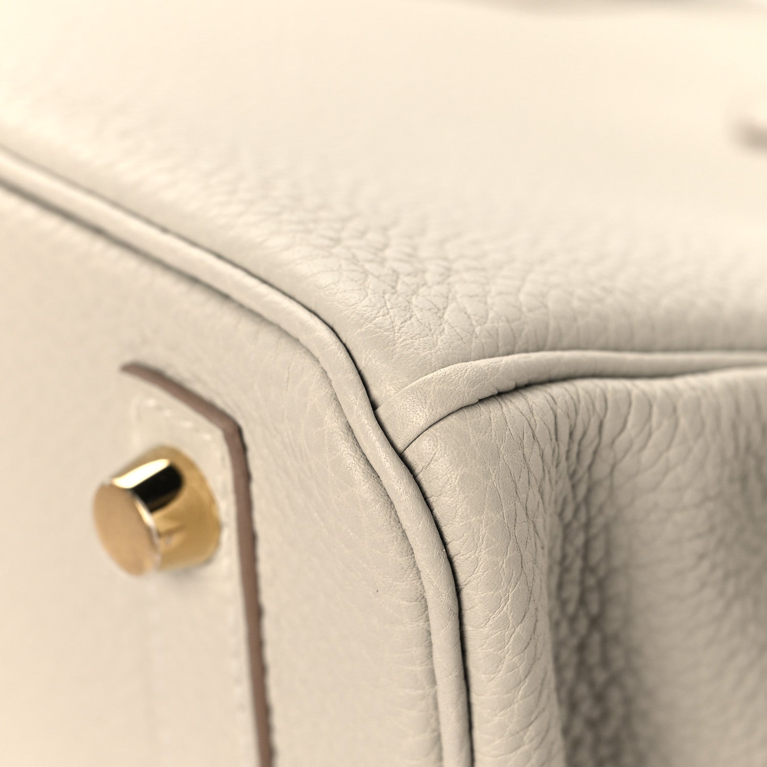 HERMES BIRKIN 25 BETON TOGO GOLD HARDWARE