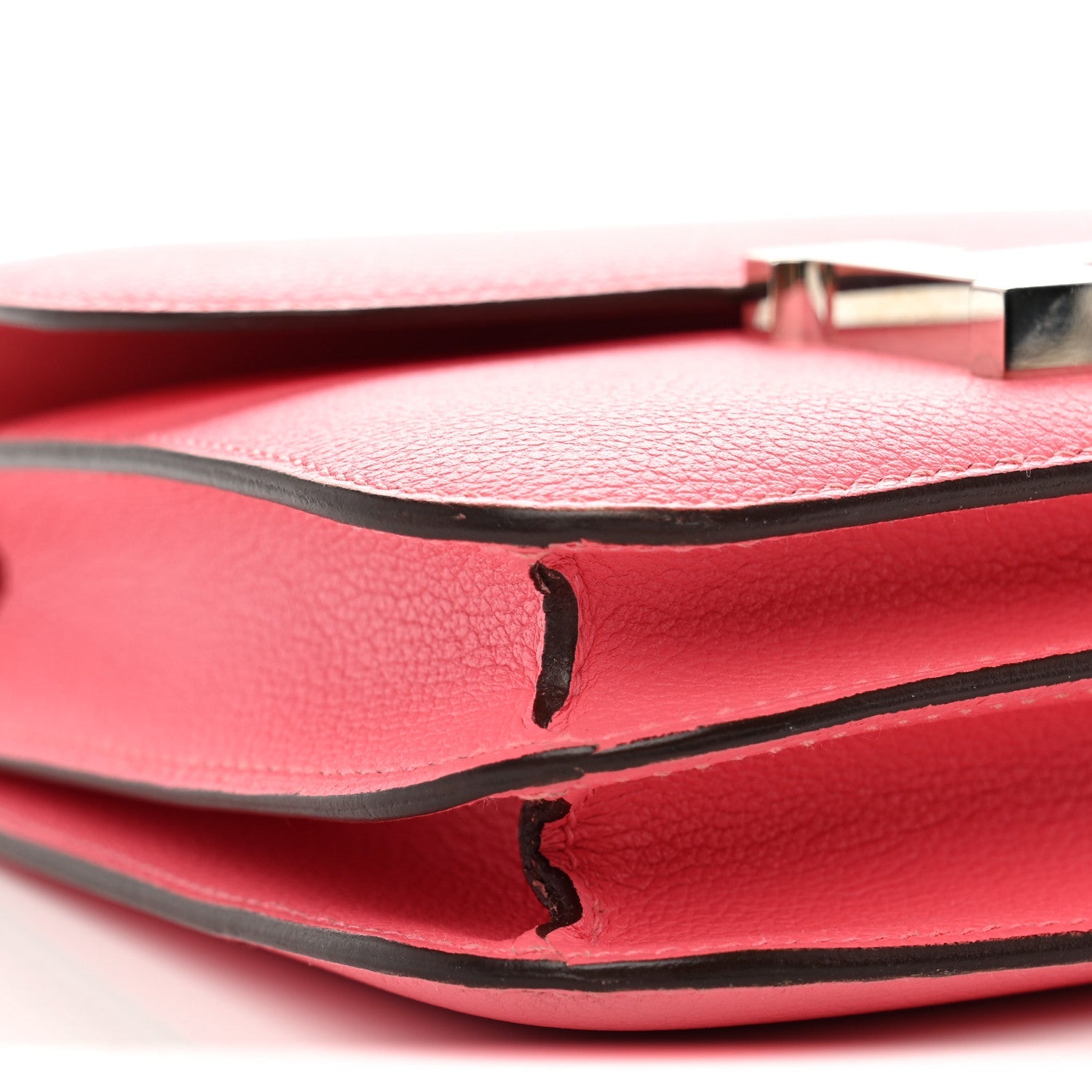 エルメス ミニコンスタンス 18 Rose Azalee エバーカラー シルバー金具 HERMES MINI CONSTANCE 18 ROSE AZALEE EVERCOLOR SILVER HARDWARE