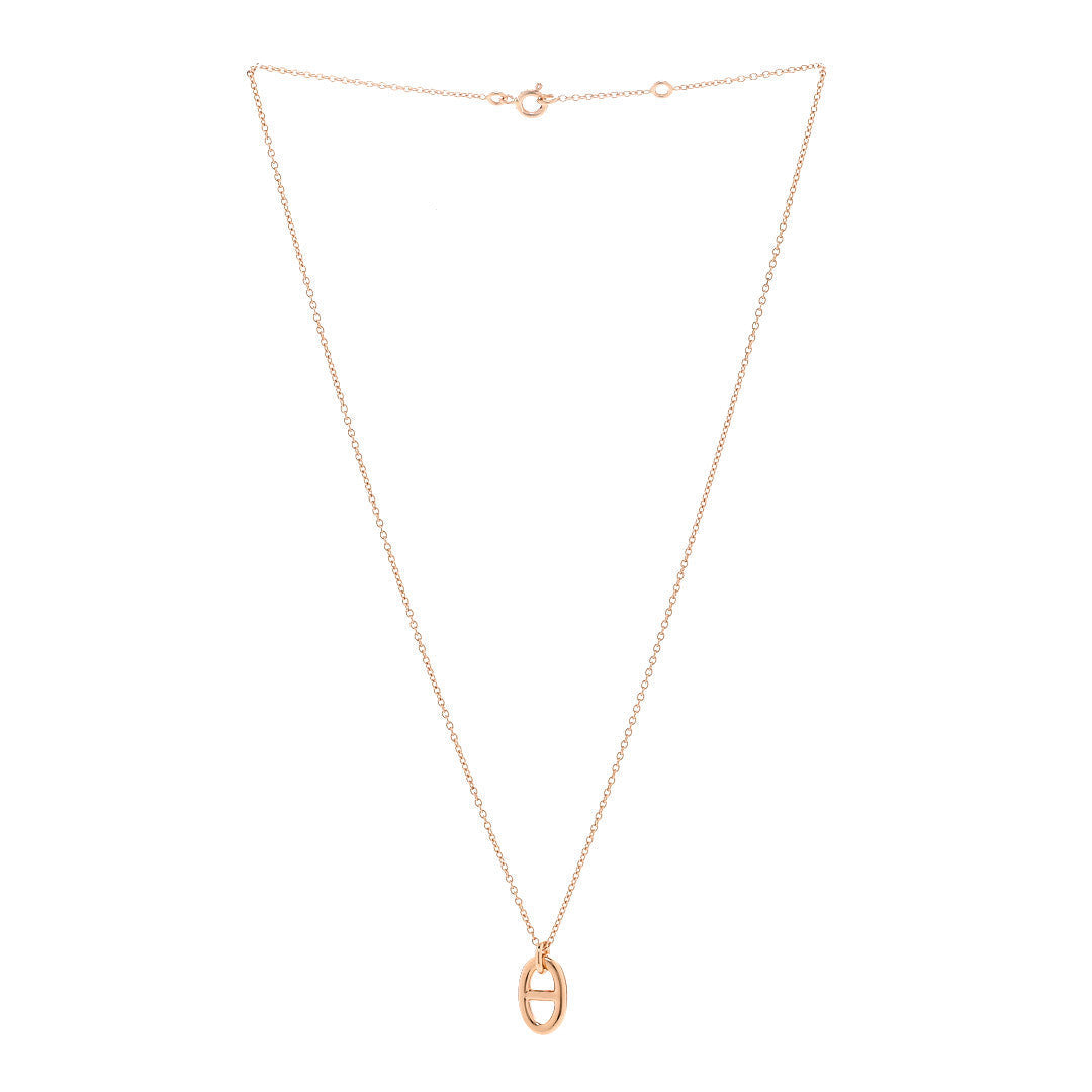エルメス ファランドール ペンダントネックレス 18K ローズゴールド HERMES FARANDOLE PENDANT NECKLACE 18K ROSE GOLD