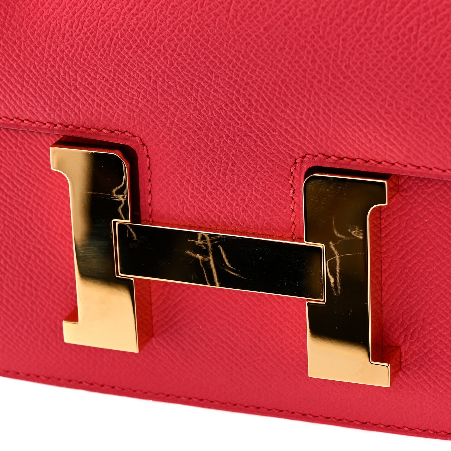 エルメス コンスタンス 24 Rose Extreme エプソン ゴールド金具 HERMES CONSTANCE 24 ROSE EXTREME EPSOM GOLD HARDWARE