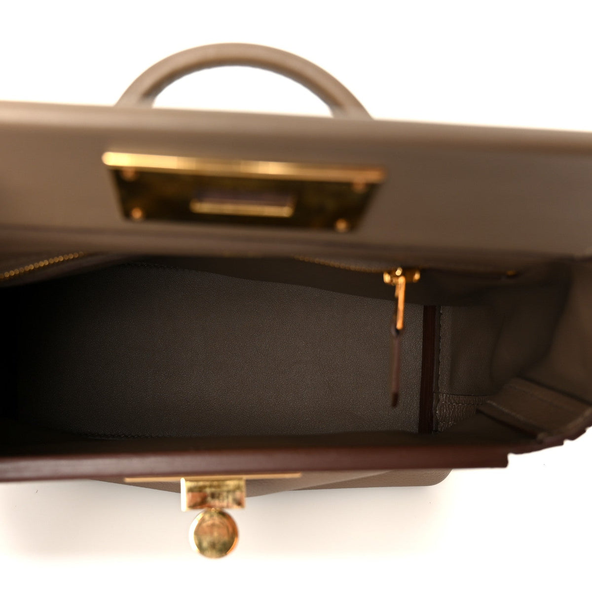 エルメス 24/24 ミニヴァンキャトル 21 Etoupe エバーカラー / スイフト ゴールド金具 HERMES 24/24 21 ETOUPE EVERCOLOR / SWIFT GOLD HARDWARE
