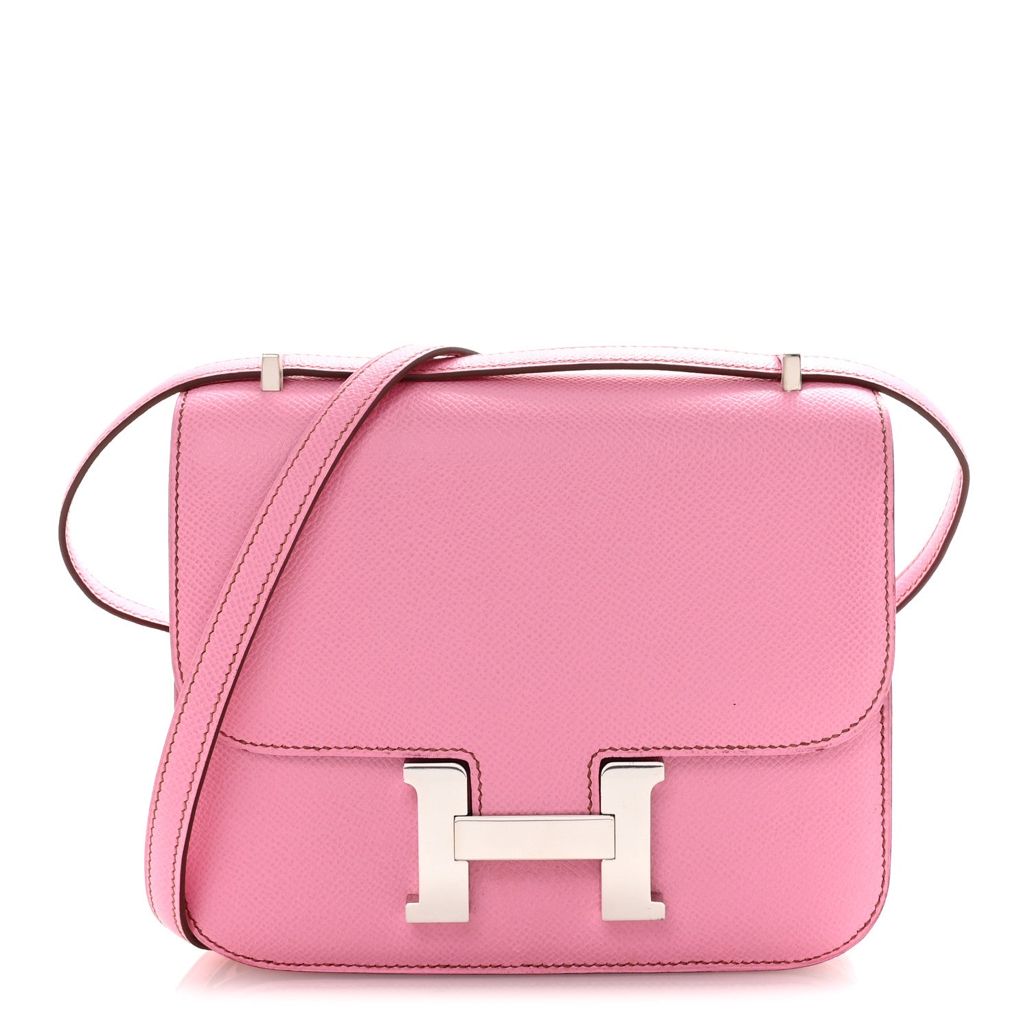 エルメス ミニコンスタンス 18 Bubblegum Pink エプソン シルバー金具 HERMES MINI CONSTANCE 18 BUBBLEGUM PINK EPSOM SILVER HARDWARE