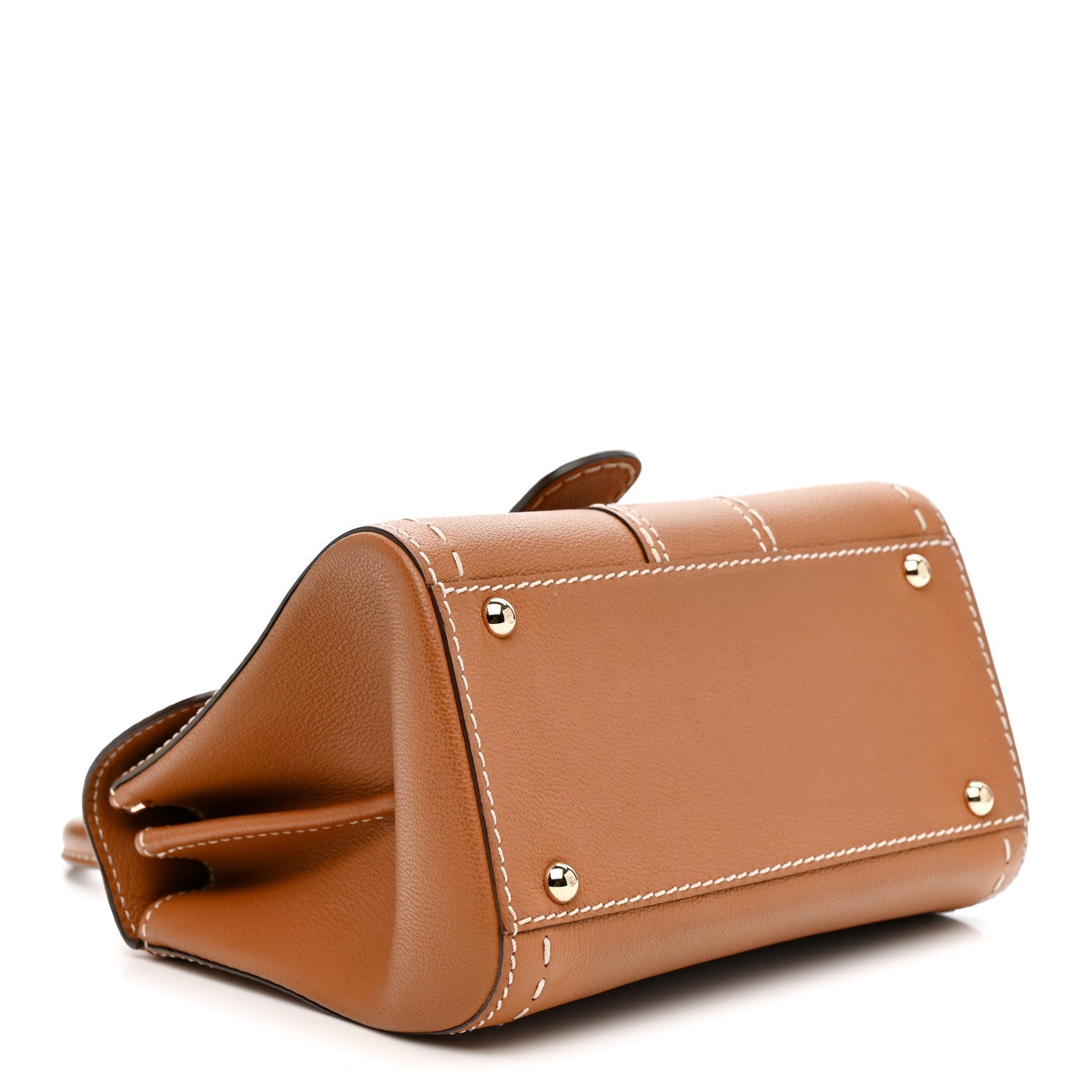 デルヴォー サーピケ ミニ サッチェル Vegetal グレインドロデオカーフスキン ゴールド金具 DELVAUX BRILLANT MINI SURPIQUE SATCHEL VEGETAL IVORY GRAINED RODEO CALFSKIN GOLD HARDWARE