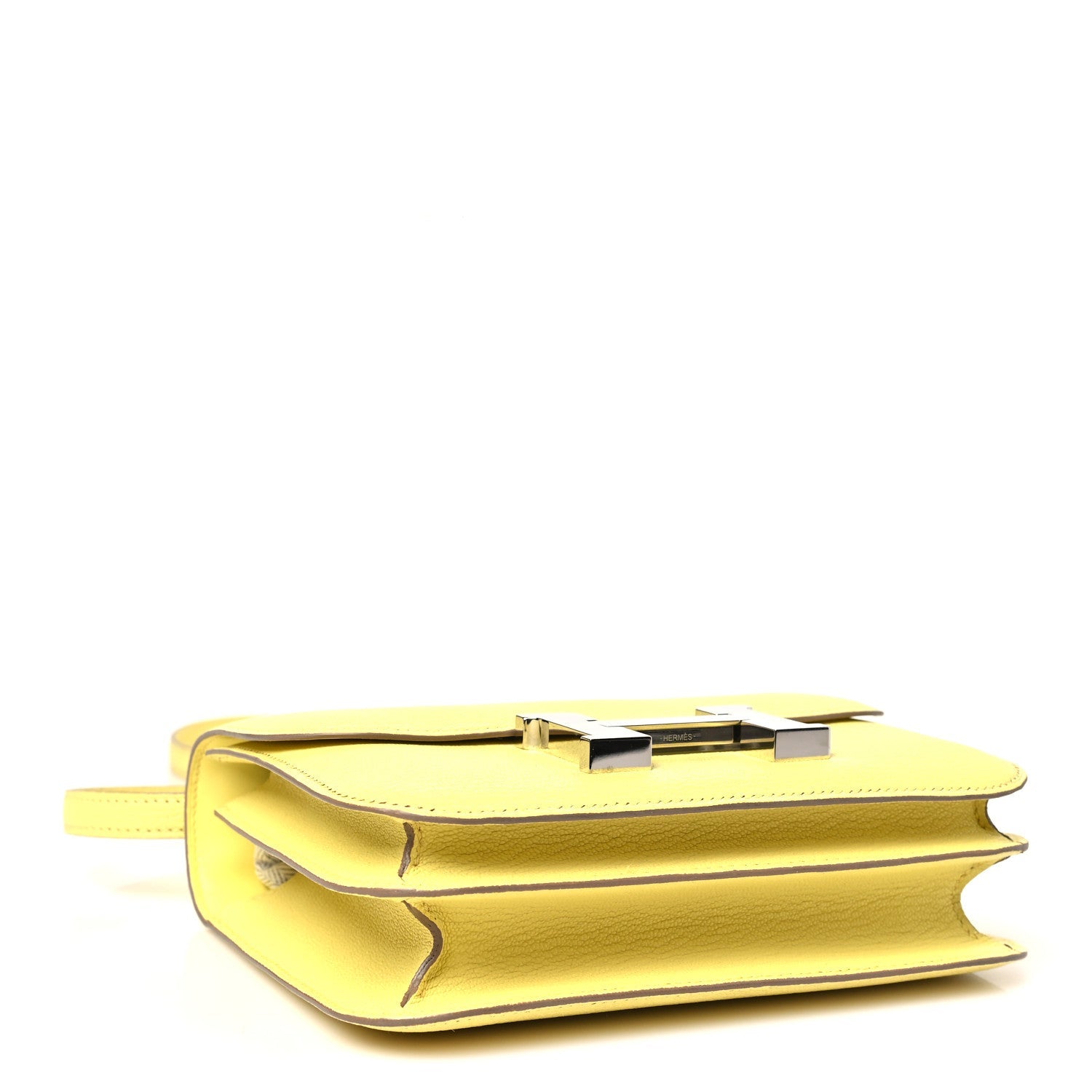 エルメス ミニコンスタンス 18 Limoncello シェーブルミゾール シルバー金具 HERMES MINI CONSTANCE 18 LIMONCELLO CHEVRE MYSORE SILVER HARDWARE