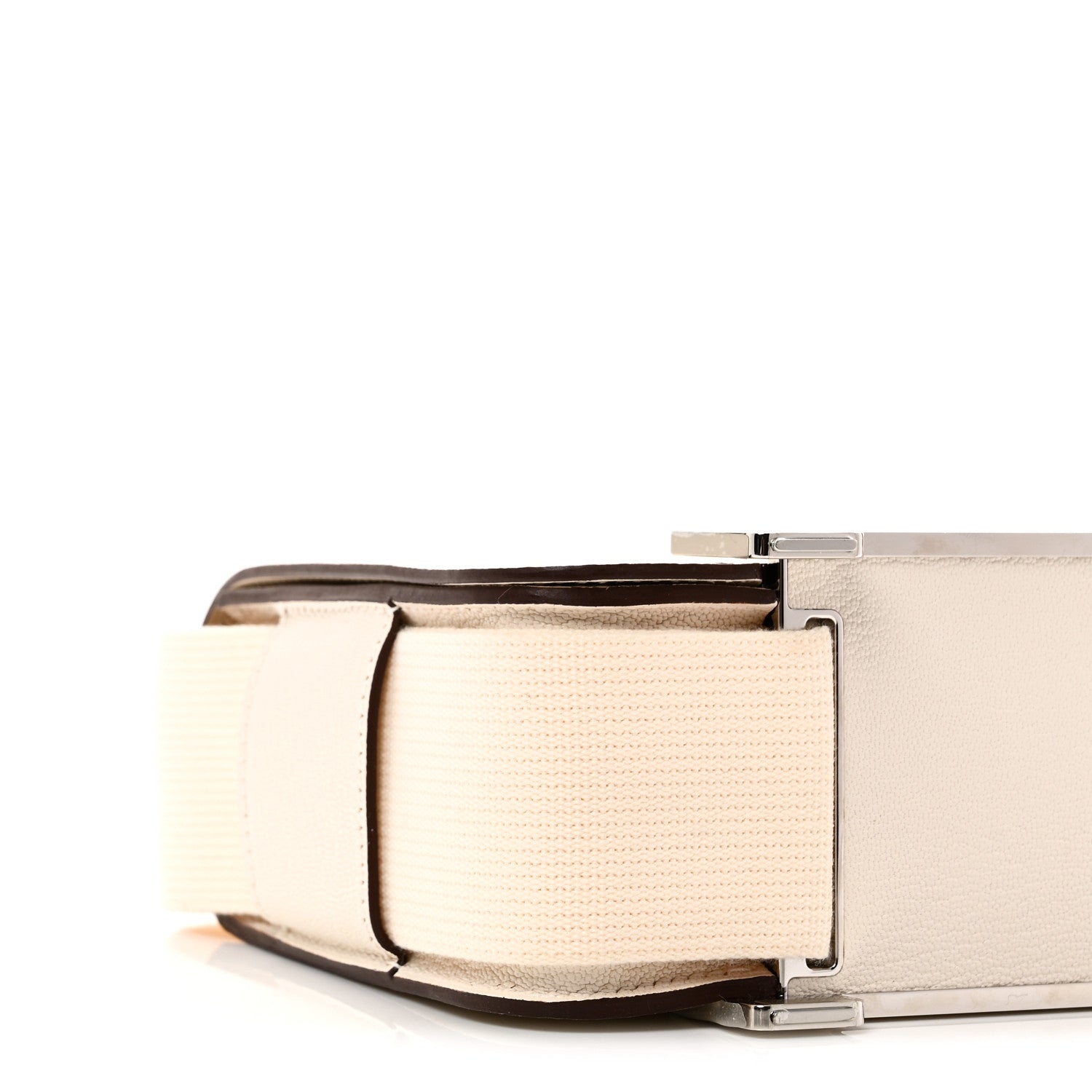 HERMES GETA NATA CHEVRE MYSORE SILVER HARDWARE