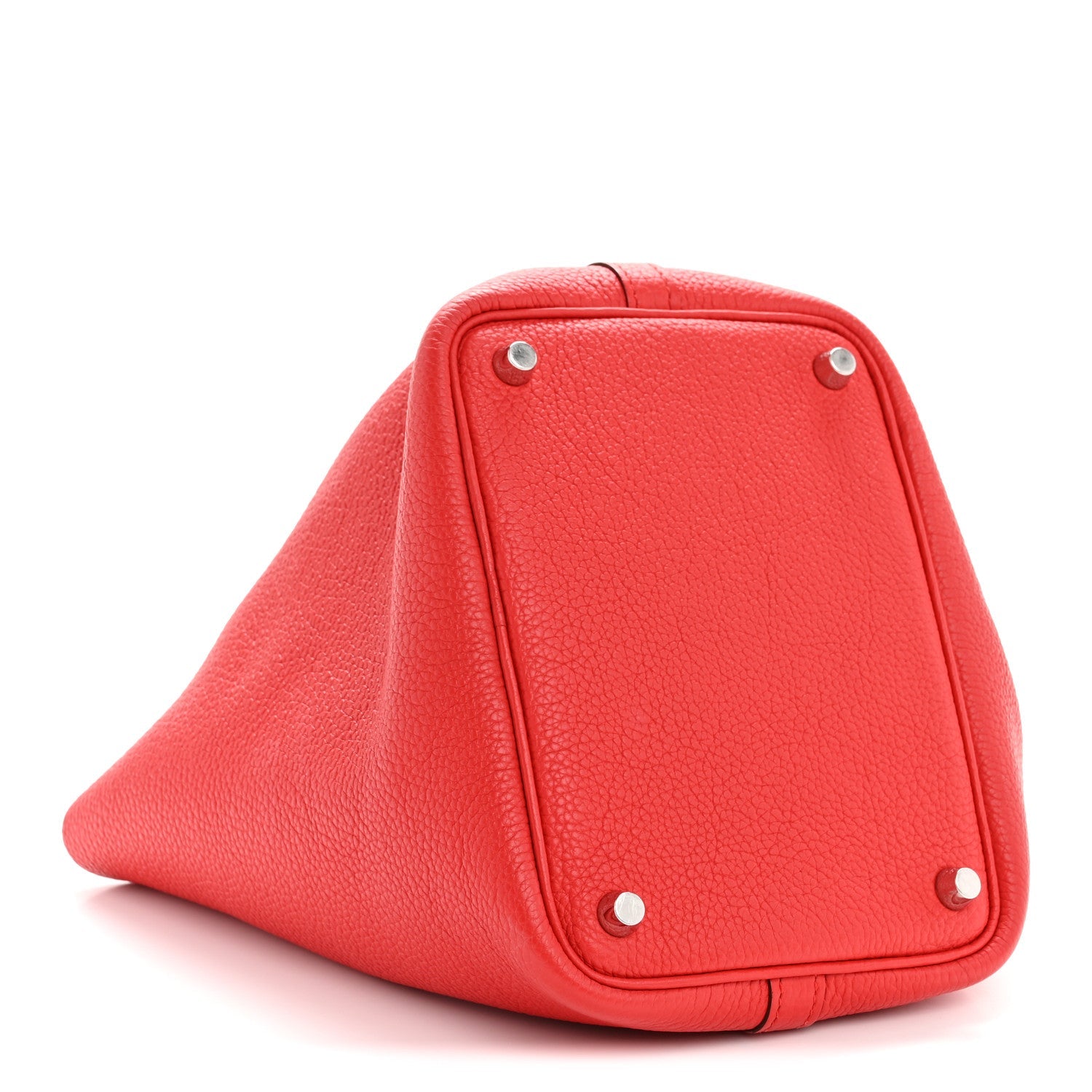 Hermès Picotin Lock PM 18 Rouge De Coeur Taurillon Clemence Silver Hardware