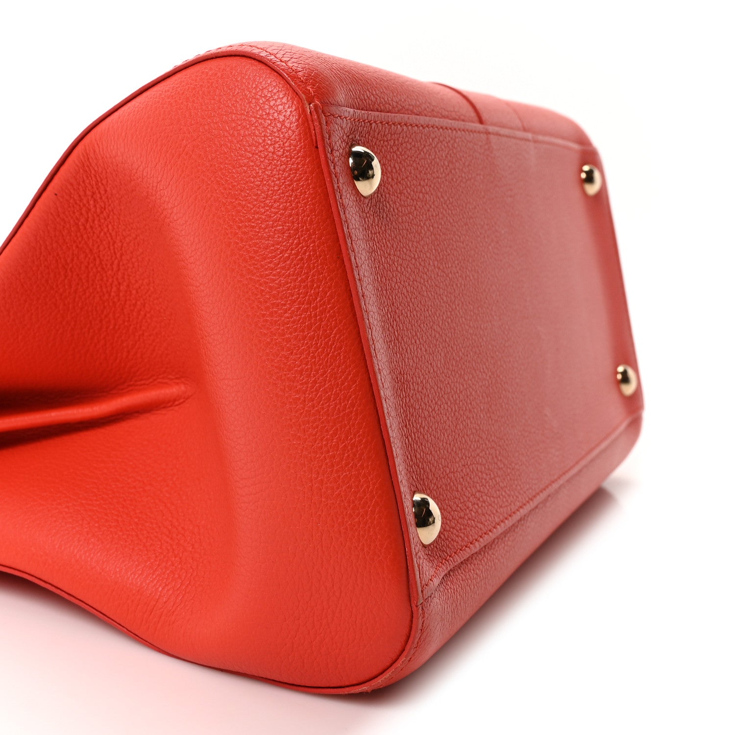 DELVAUX BRILLANT MM SHOULDER BAG SUNSET GRAINED CALFSKIN GOLD HARDWARE