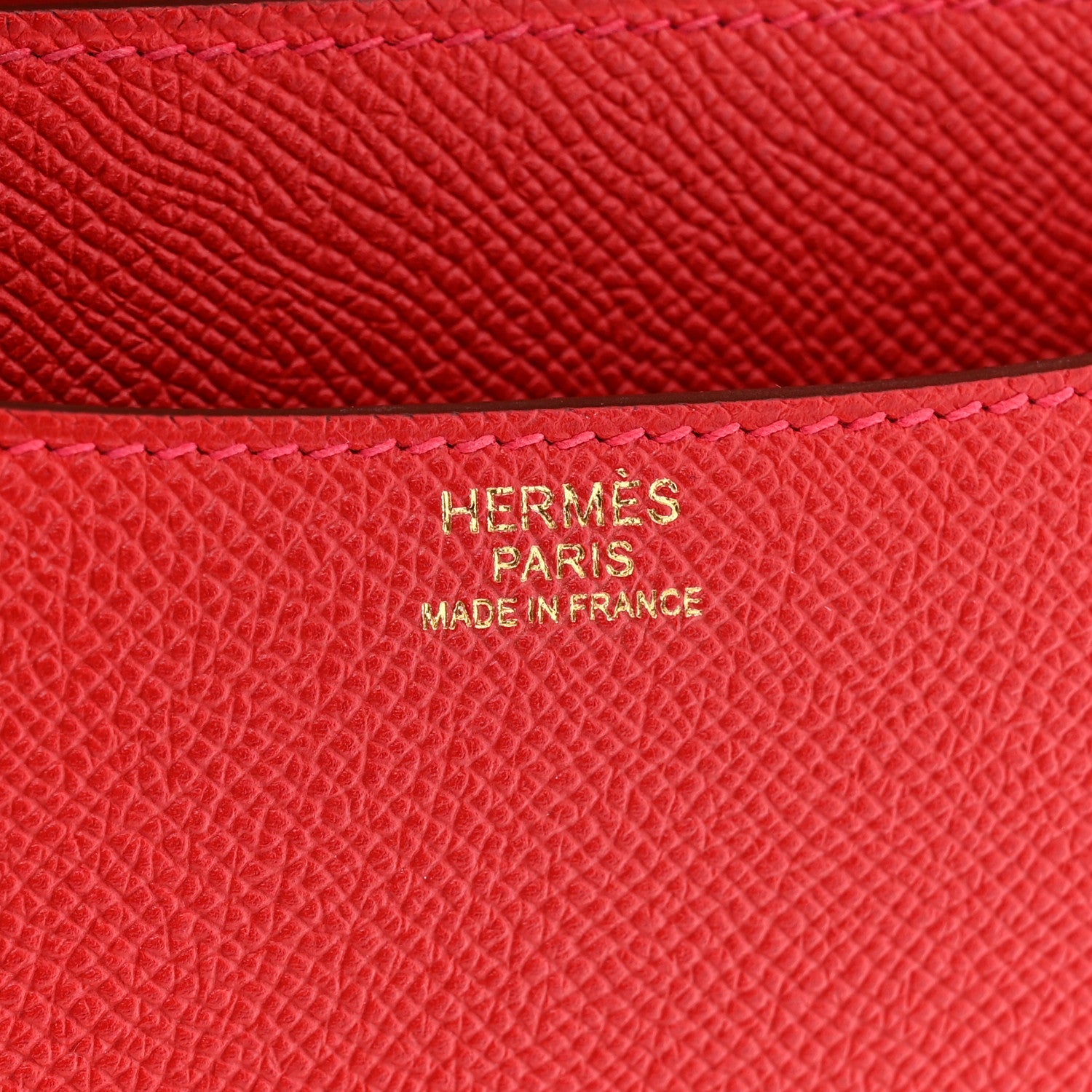 エルメス コンスタンス 24 Rouge Casaque エプソン ゴールド金具 HERMES CONSTANCE 24 ROUGE CASAQUE EPSOM GOLD HARDWARE
