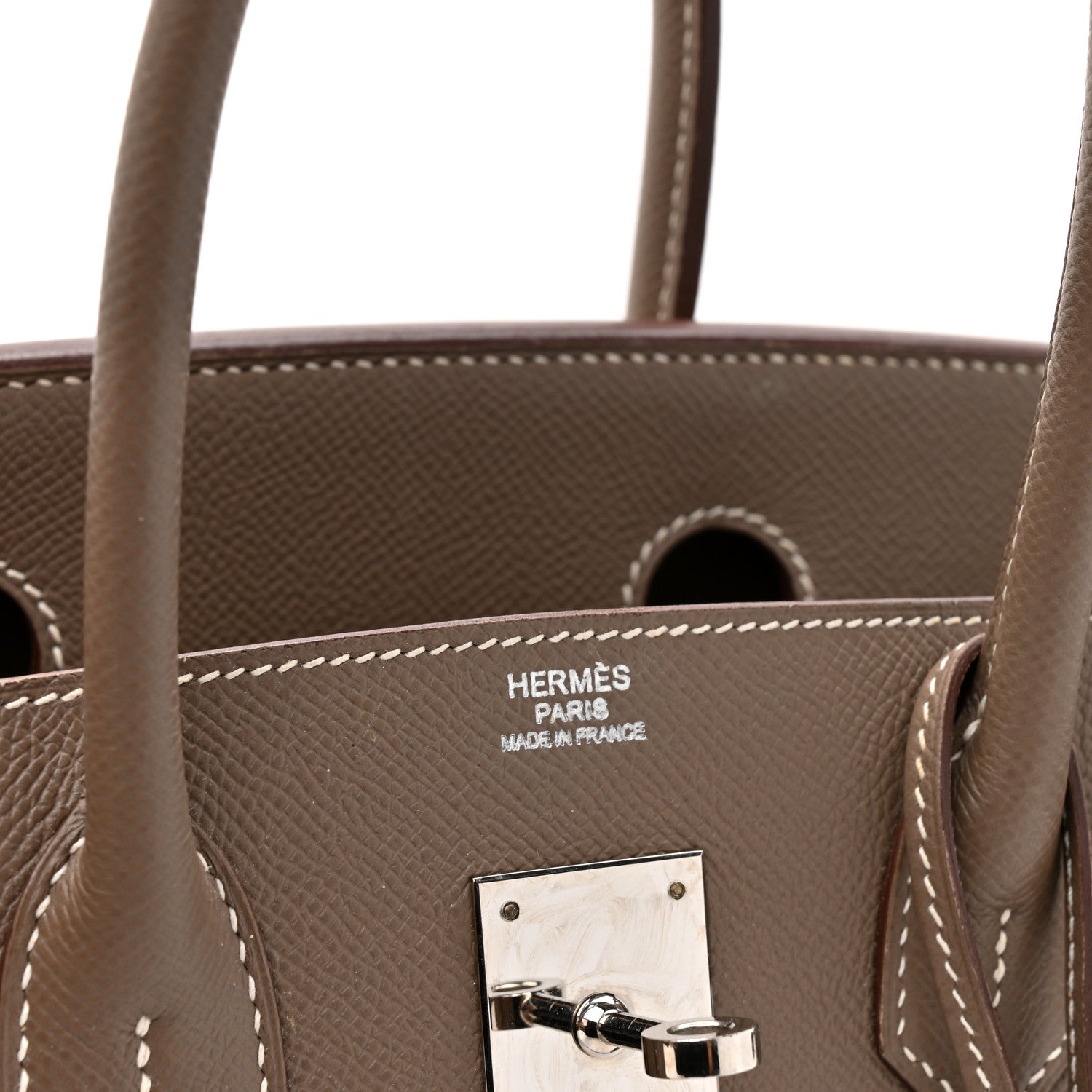 エルメス バーキン 30 Etoupe エプソン シルバー金具 HERMES BIRKIN 30 ETOUPE EPSOM SILVER HARDWARE