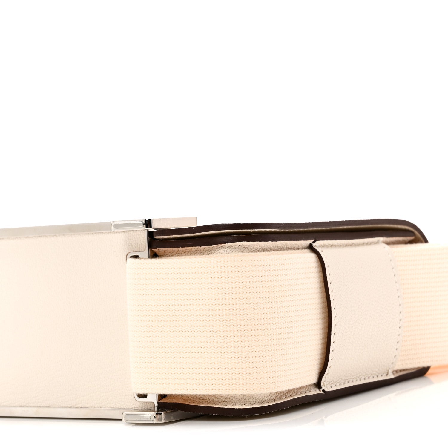 HERMES GETA NATA CHEVRE MYSORE SILVER HARDWARE