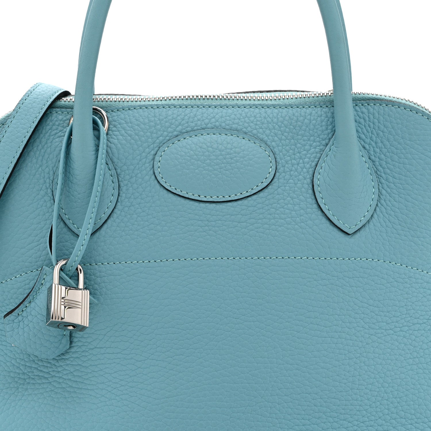 エルメス ボリード 31 Bleu Atoll トリヨンクレマンス シルバー金具 HERMES BOLIDE 31 BLEU ATOLL TAURILLON CLEMENCE SILVER HARDWARE