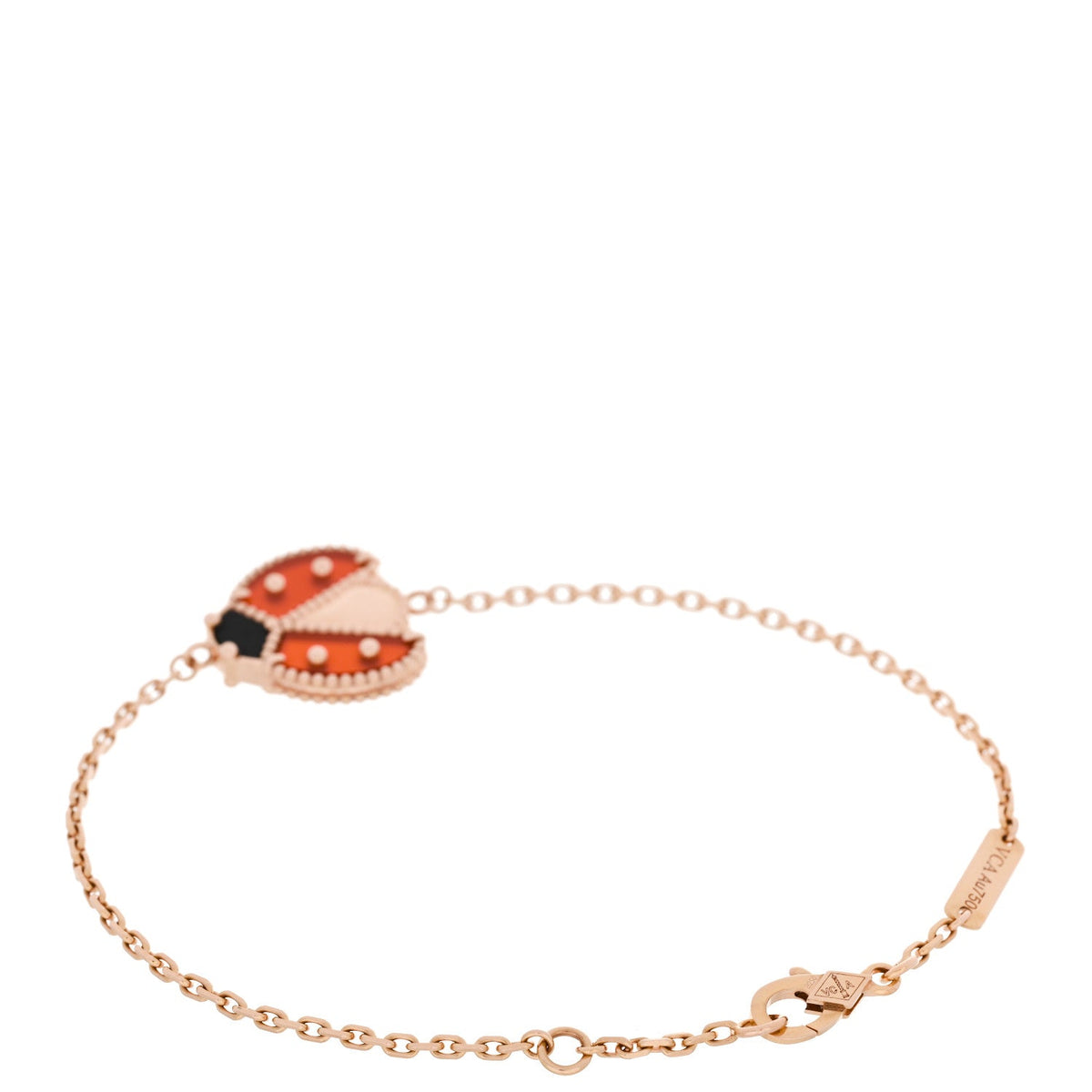 Van Cleef & Arpels Lucky Spring Bracelet, Multicolor, 18K Rose Gold