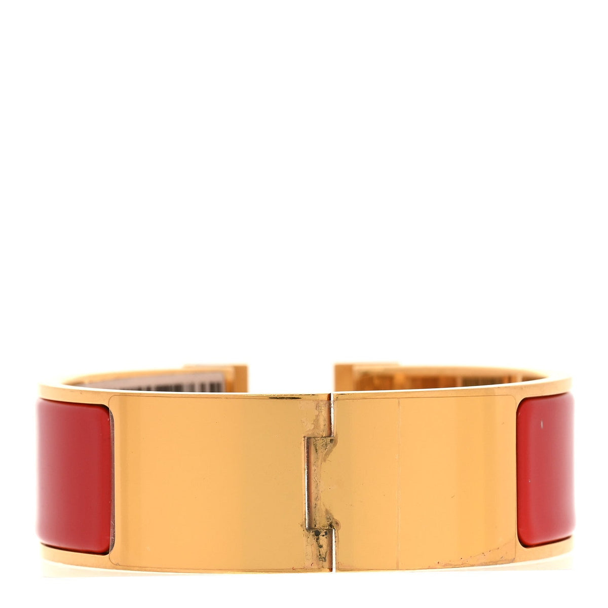 エルメス クリッククラック H ブレスレット エナメル ワイド PM ルージュ HERMES CLIC CLAC H BRACELET ENAMEL WIDE PM ROUGE BANDANA