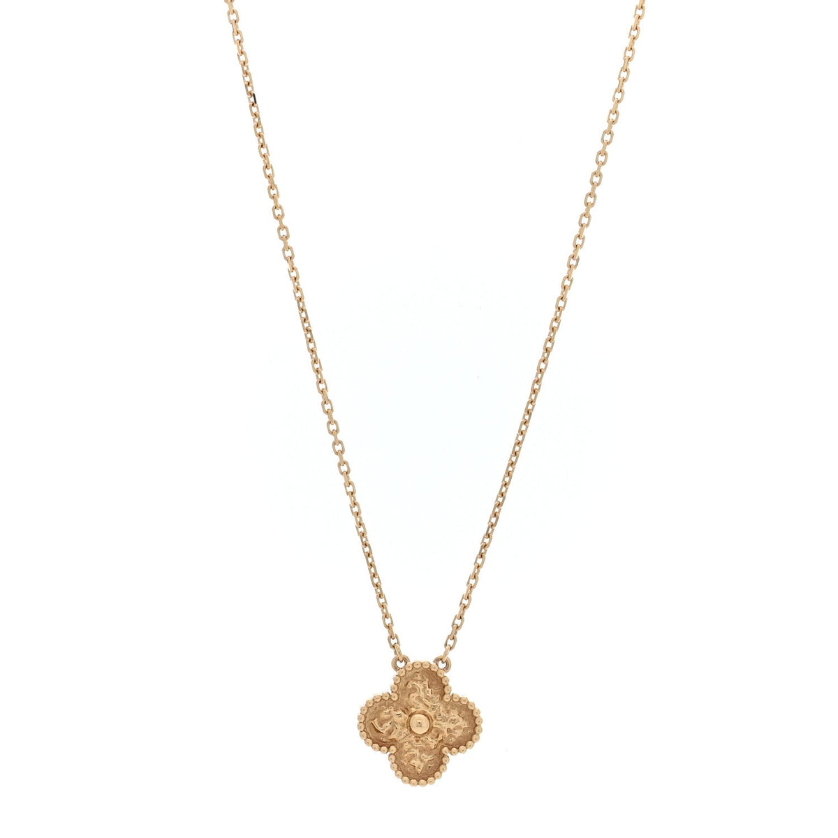 ヴァンクリーフ&アーペル ヴィンテージアルハンブラ ペンダントネックレス 18K イエローゴールド VAN CLEEF & ARPELS VINTAGE ALHAMBRA PENDANT NECKLACE 18K YELLOW GOLD