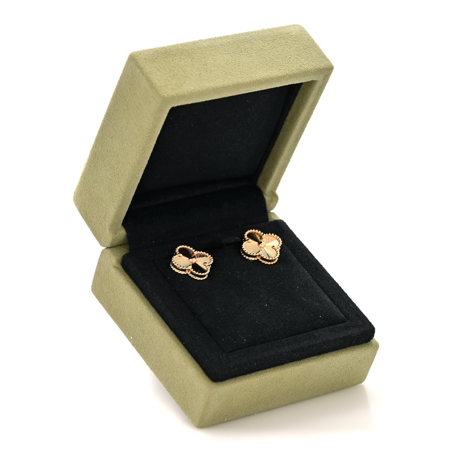 ヴァンクリーフ&アーペル ヴィンテージアルハンブラ ピアス ギョーシェ 18K イエローゴールド VAN CLEEF & ARPELS VINTAGE ALHAMBRA EARRINGS GUILLOCHÉ 18K YELLOW GOLD