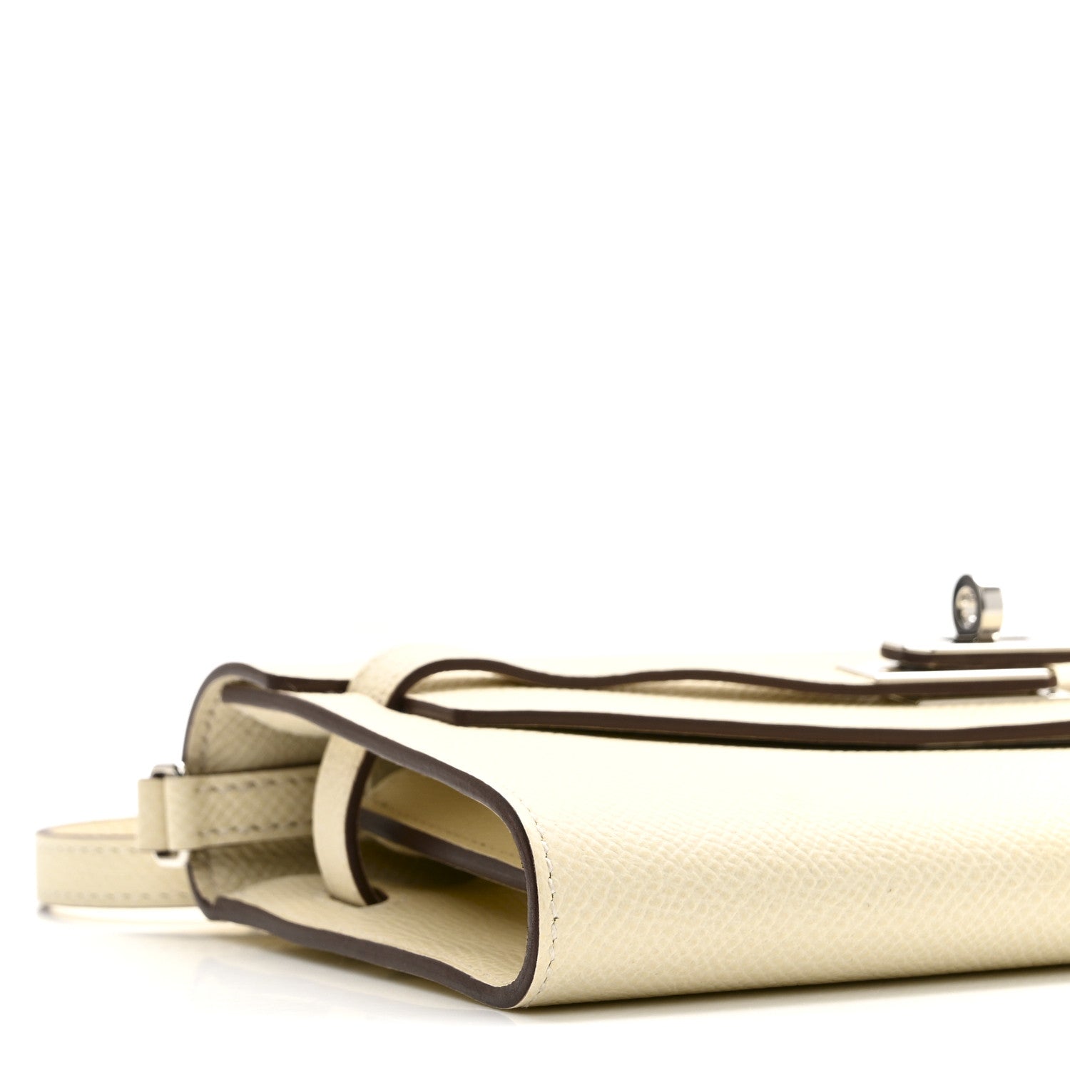 HERMES KELLY TO GO WALLET NATA EPSOM SILVER HARDWARE