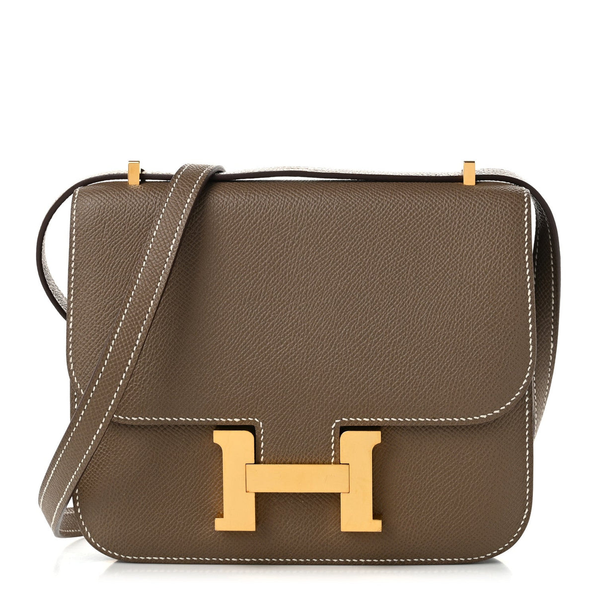 エルメス ミニコンスタンス 18 Etoupe エプソン ゴールド金具 HERMES MINI CONSTANCE 18 ETOUPE EPSOM GOLD HARDWARE