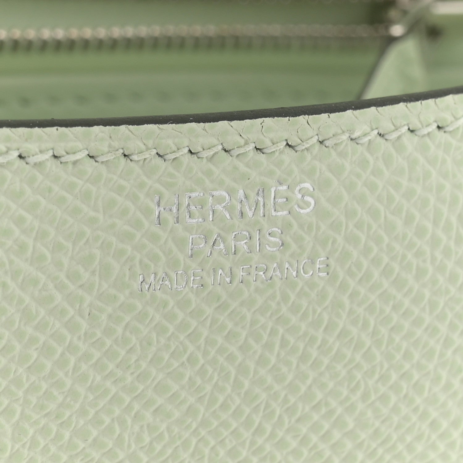 エルメス コンスタンス 24 Vert Fizz エプソン シルバー金具 HERMES CONSTANCE 24 VERT FIZZ EPSOM SILVER HARDWARE