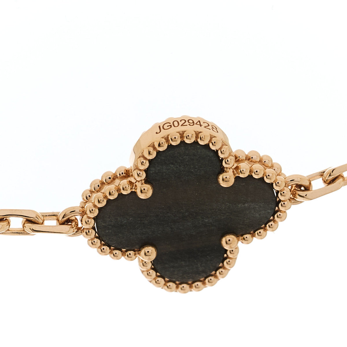 Van Cleef & Arpels Vintage Alhambra 20 Motifs Necklace 18K Rose Gold