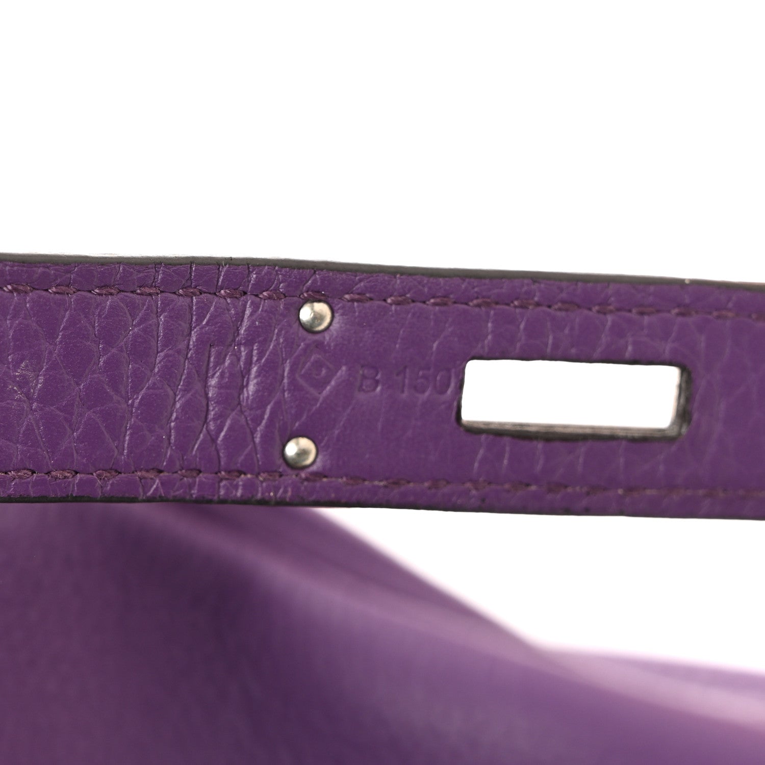 HERMES BIRKIN 35 ULTRAVIOLET TAURILLON CLEMENCE SILVER HARDWARE