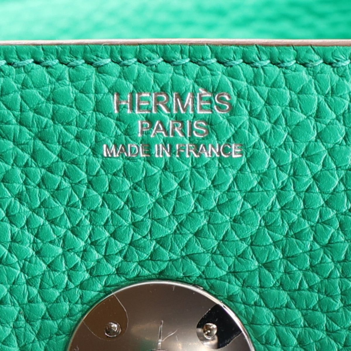 Hermès Lindy 34 Menthe Taurillon Clemence Silver Hardware