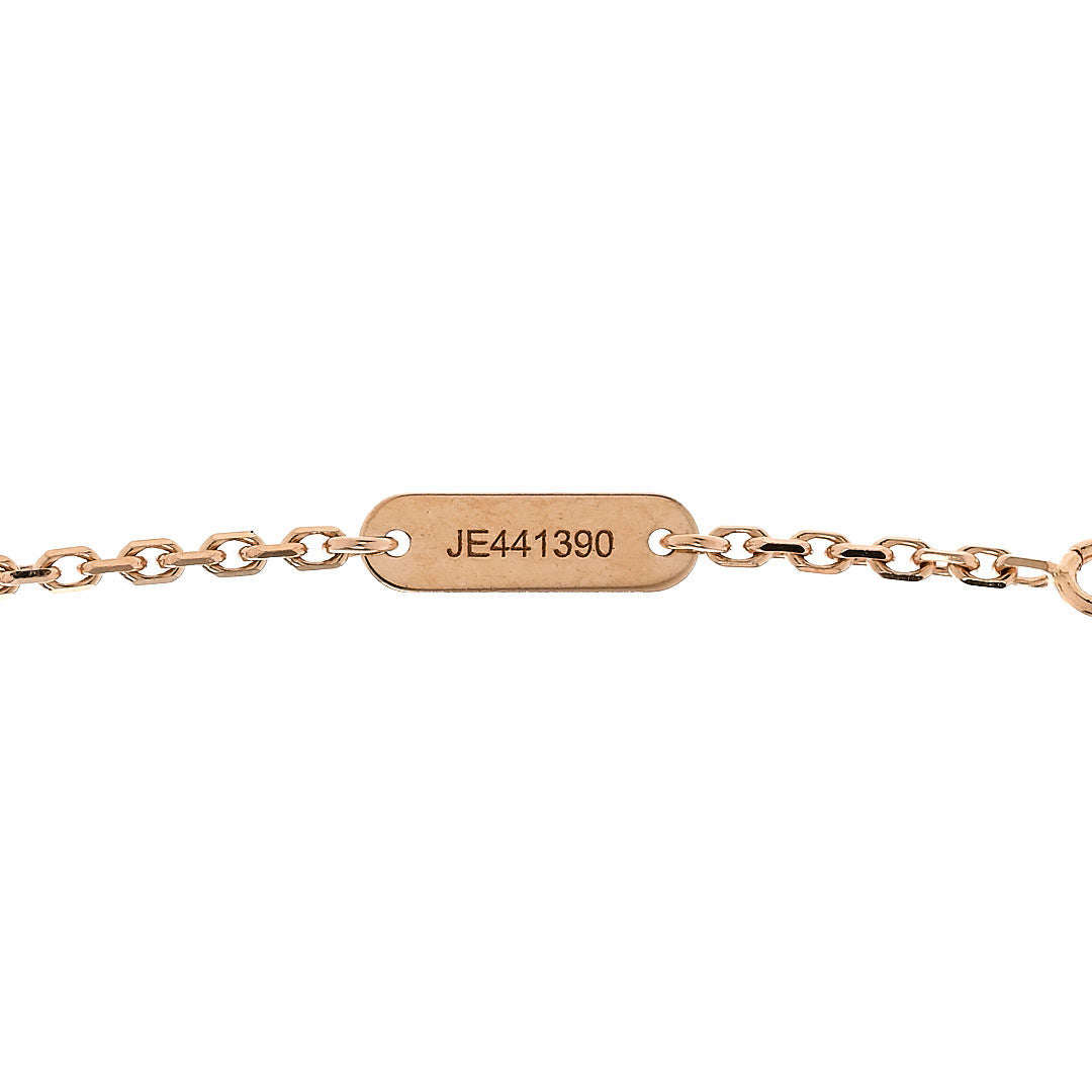 ヴァンクリーフ&アーペル ヴィンテージアルハンブラ ペンダントネックレス ダイヤモンド 18K ローズゴールド VAN CLEEF & ARPELS VINTAGE ALHAMBRA PENDANT NECKLACE DIAMOND 18K ROSE GOLD