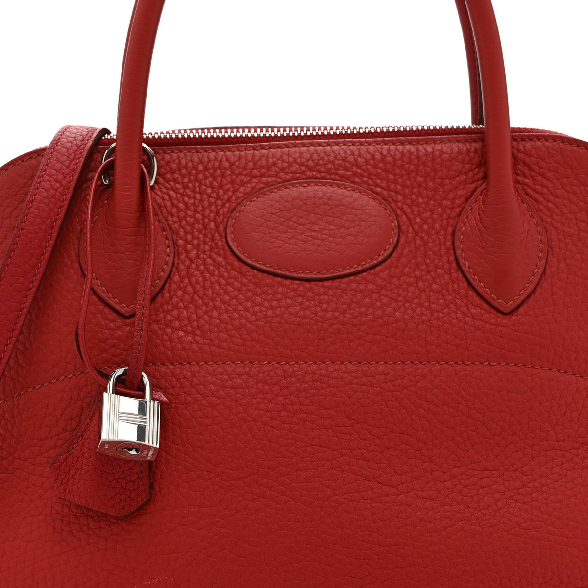 Hermès Bolide 31 Rouge Garance Taurillon Clemence Silver Hardware