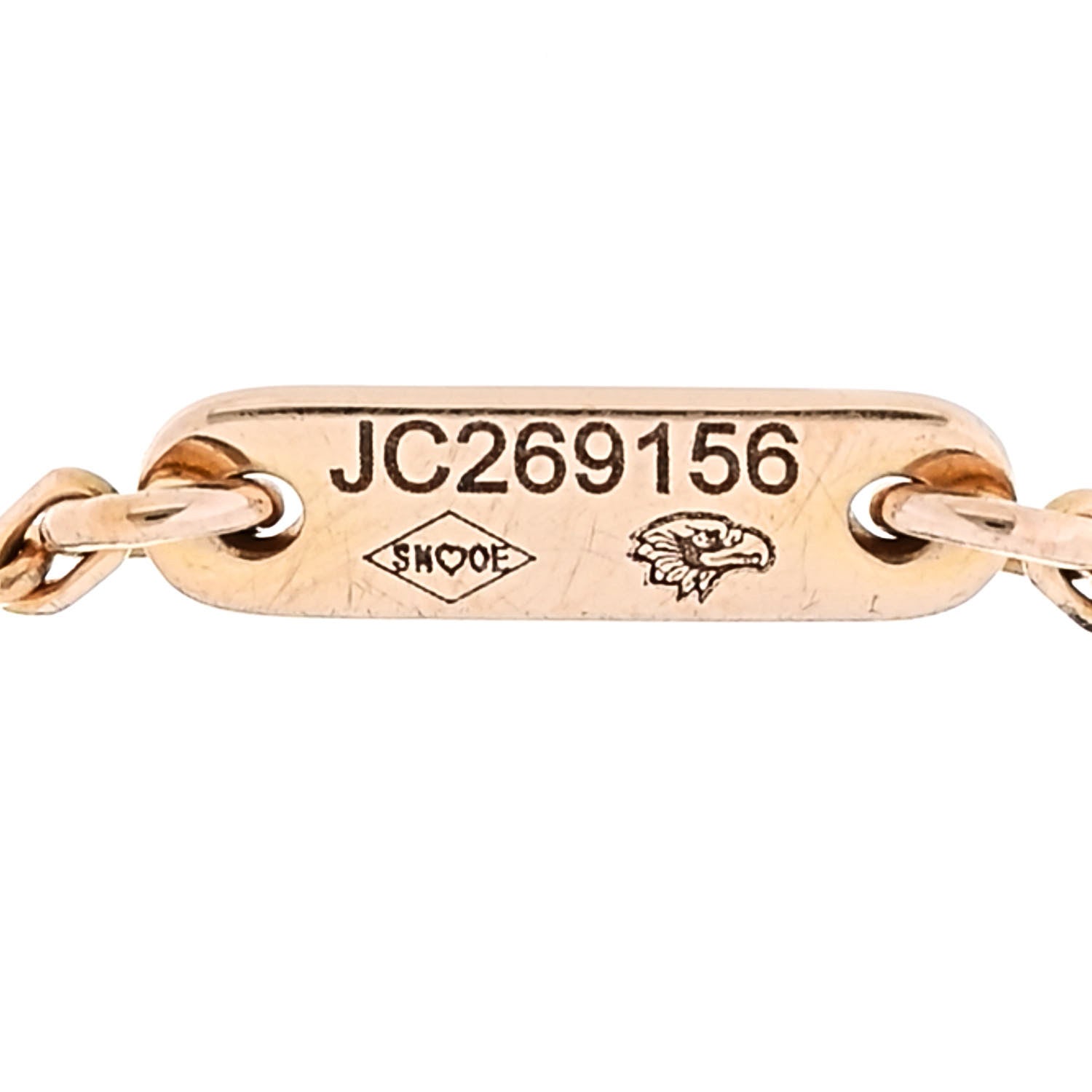 Van Cleef & Arpels Carnelian Sweet Alhambra Bracelet 18K Rose Gold
