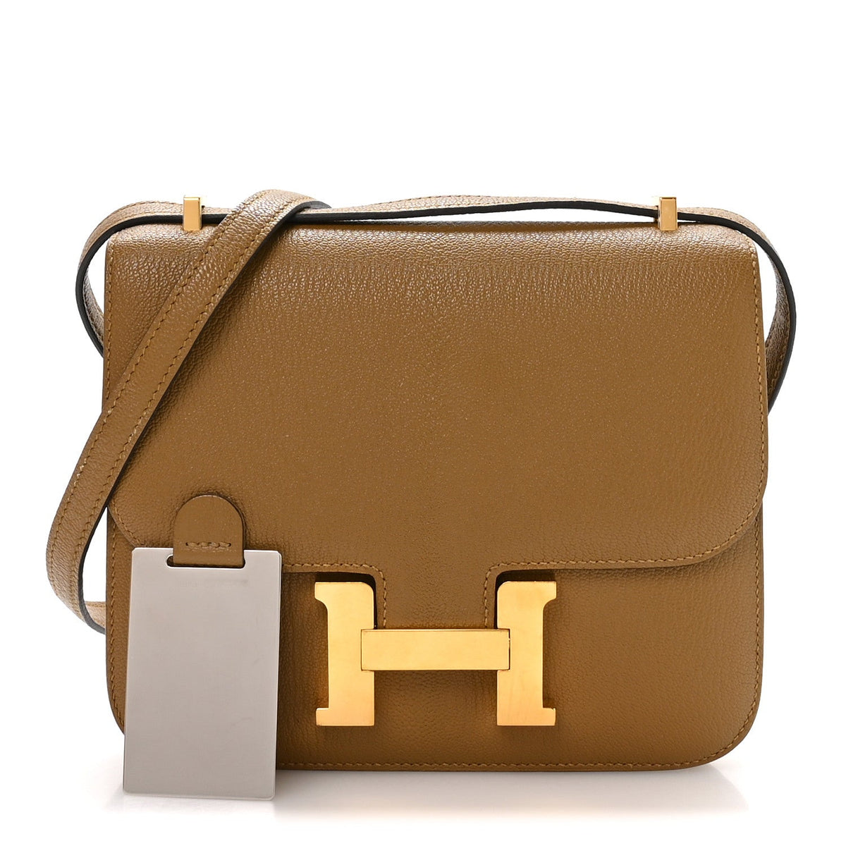 エルメス ミニコンスタンス 18 Kraft シェーブルミゾール ゴールド金具 HERMES MINI CONSTANCE 18 KRAFT CHEVRE MYSORE GOLD HARDWARE