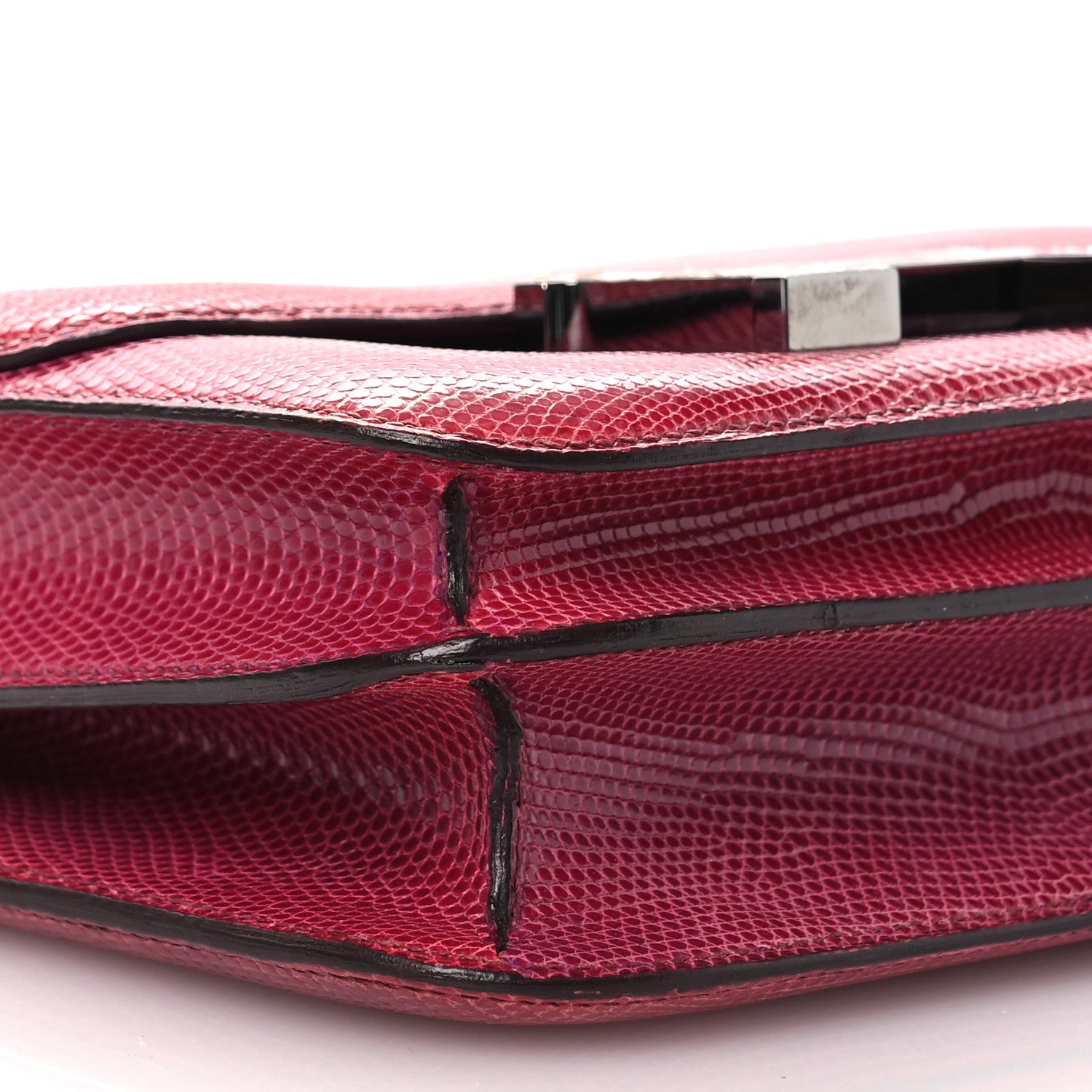 エルメス ミニコンスタンス 18 Fuchsia リザード シルバー金具 HERMES MINI CONSTANCE 18 FUCHSIA LIZARD SILVER HARDWARE