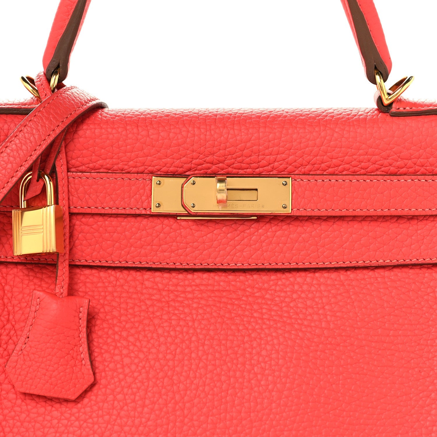 エルメス ケリー 28 内縫い Rouge Pivoine トゴ ゴールド金具 HERMES KELLY 28 RETOURNE ROUGE PIVOINE TOGO GOLD HARDWARE