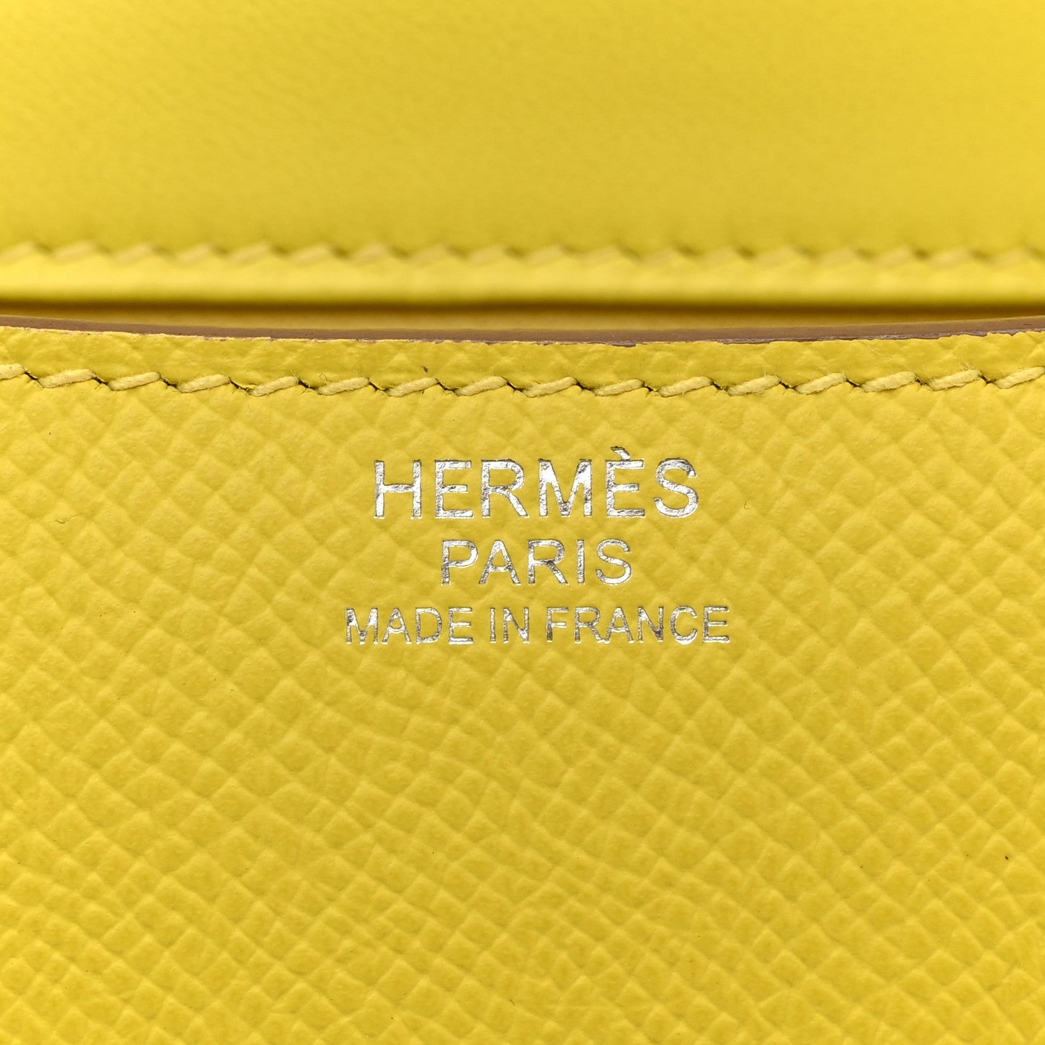 エルメス コンスタンス 24 Lime エプソン シルバー金具 HERMES CONSTANCE 24 LIME EPSOM SILVER HARDWARE
