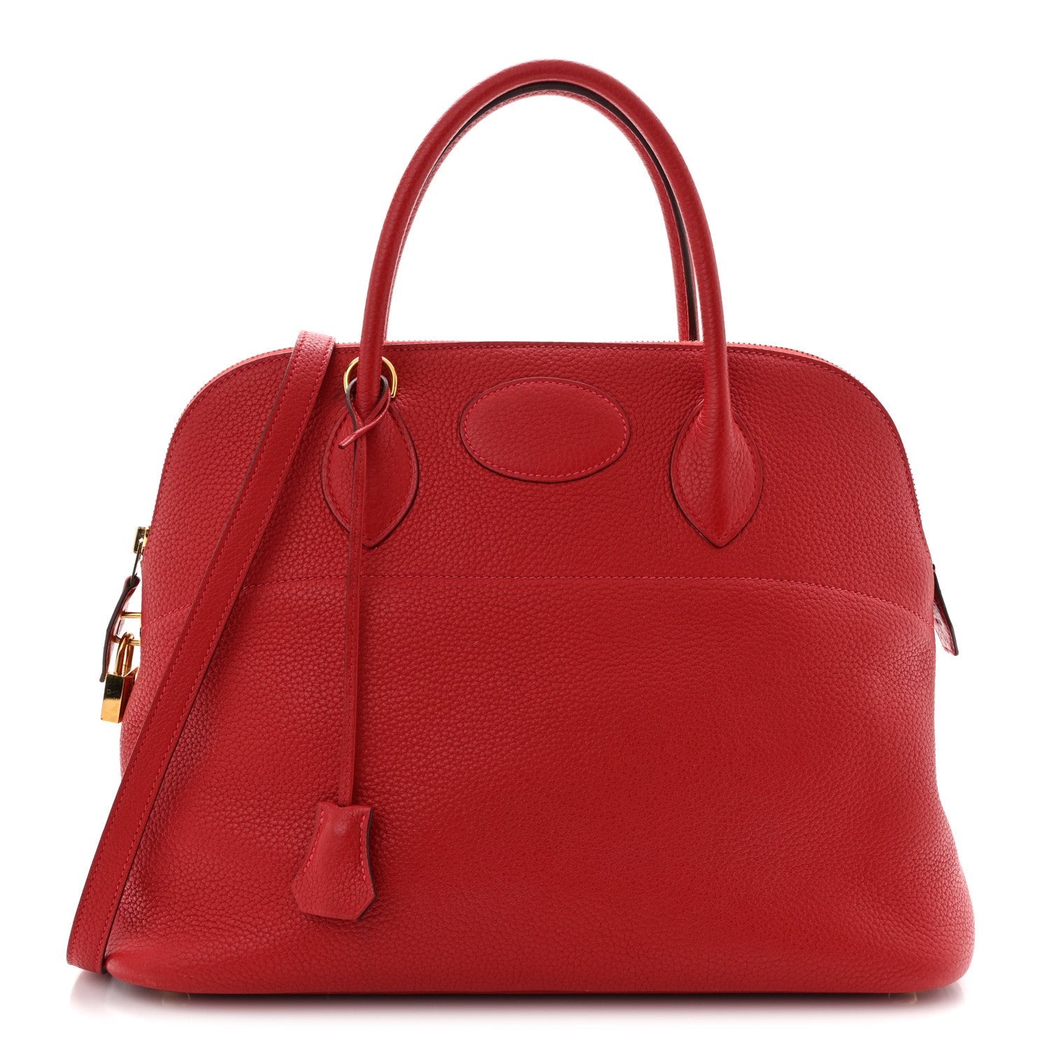エルメス ボリード 35 Rouge Piment トリヨンクレマンス ローズゴールド金具 HERMES BOLIDE 35 ROUGE PIMENT TAURILLON CLEMENCE ROSE GOLD HARDWARE