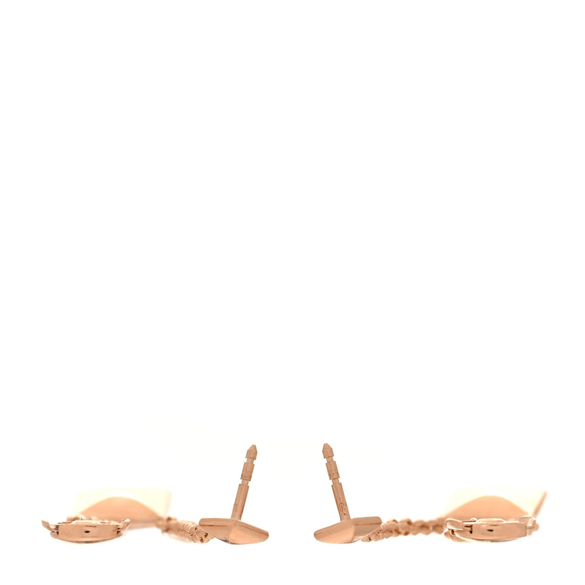 エルメス ピアス 18K クルードゥH ローズゴールド ダイヤモンド HERMES Clou d'H EARRINGS 18K ROSE GOLD DIAMOND