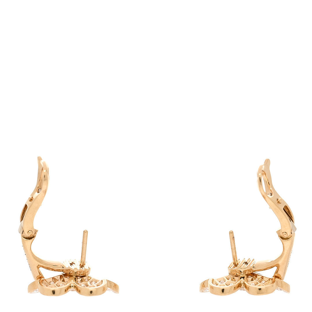 ヴァンクリーフ&アーペル スモール フリヴォル ピアス ダイヤモンド 18K イエローゴールド VAN CLEEF & ARPELS SMALL FRIVOLE EARRINGS DIAMOND 18K YELLOW GOLD