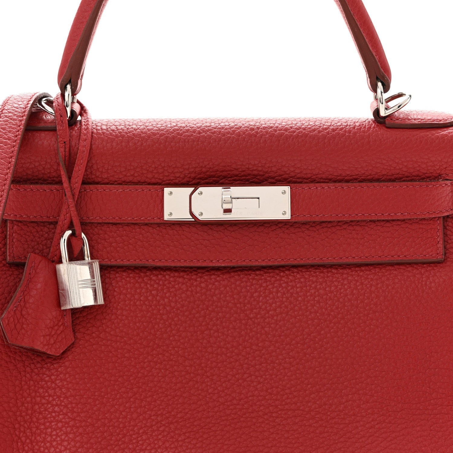 エルメス ケリー 28 内縫い Rouge Garance トリヨンクレマンス シルバー金具 HERMES KELLY 28 RETOURNE ROUGE GARANCE TAURILLON CLEMENCE SILVER HARDWARE