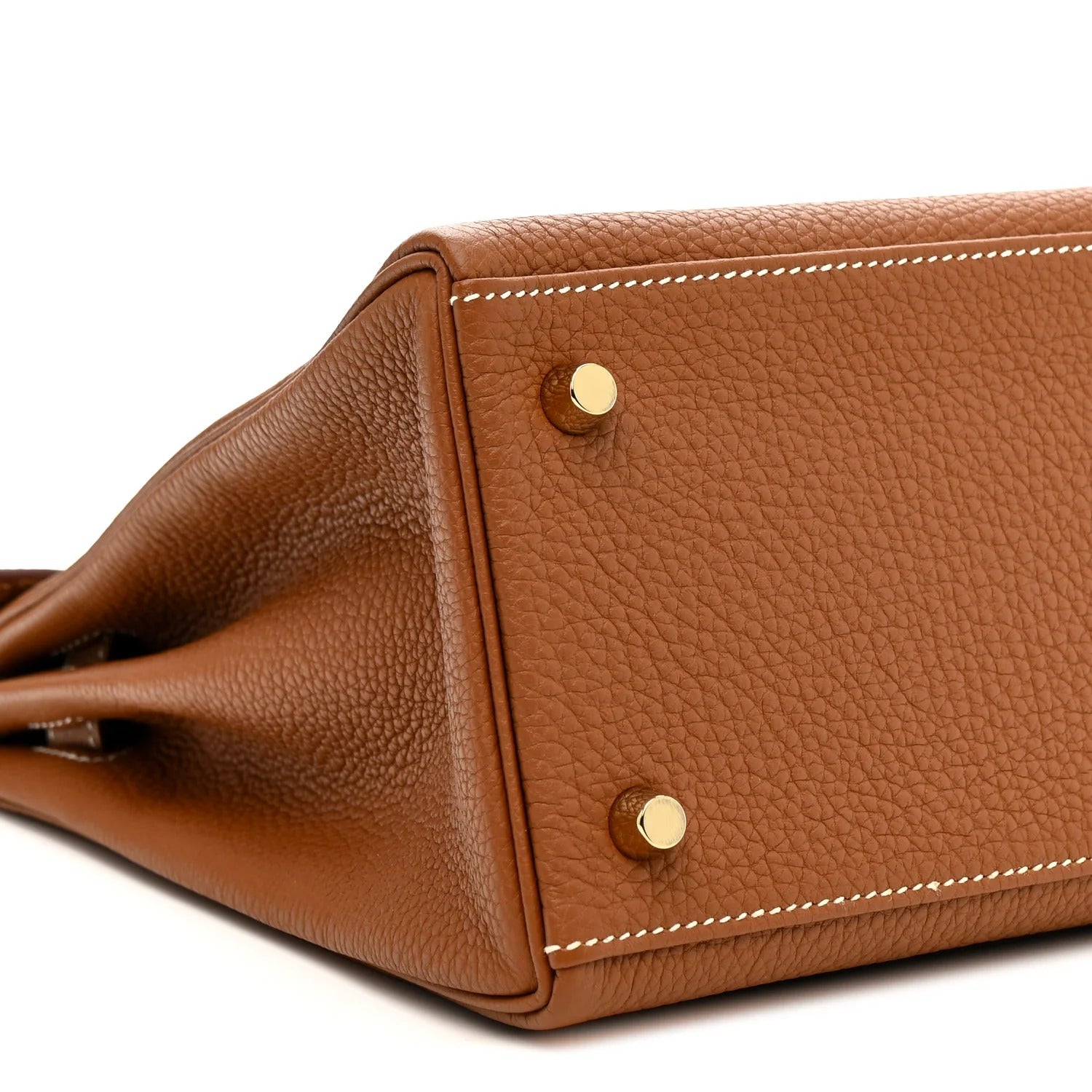 HERMES KELLY 28 RETOURNE GOLD TOGO GOLD HARDWARE