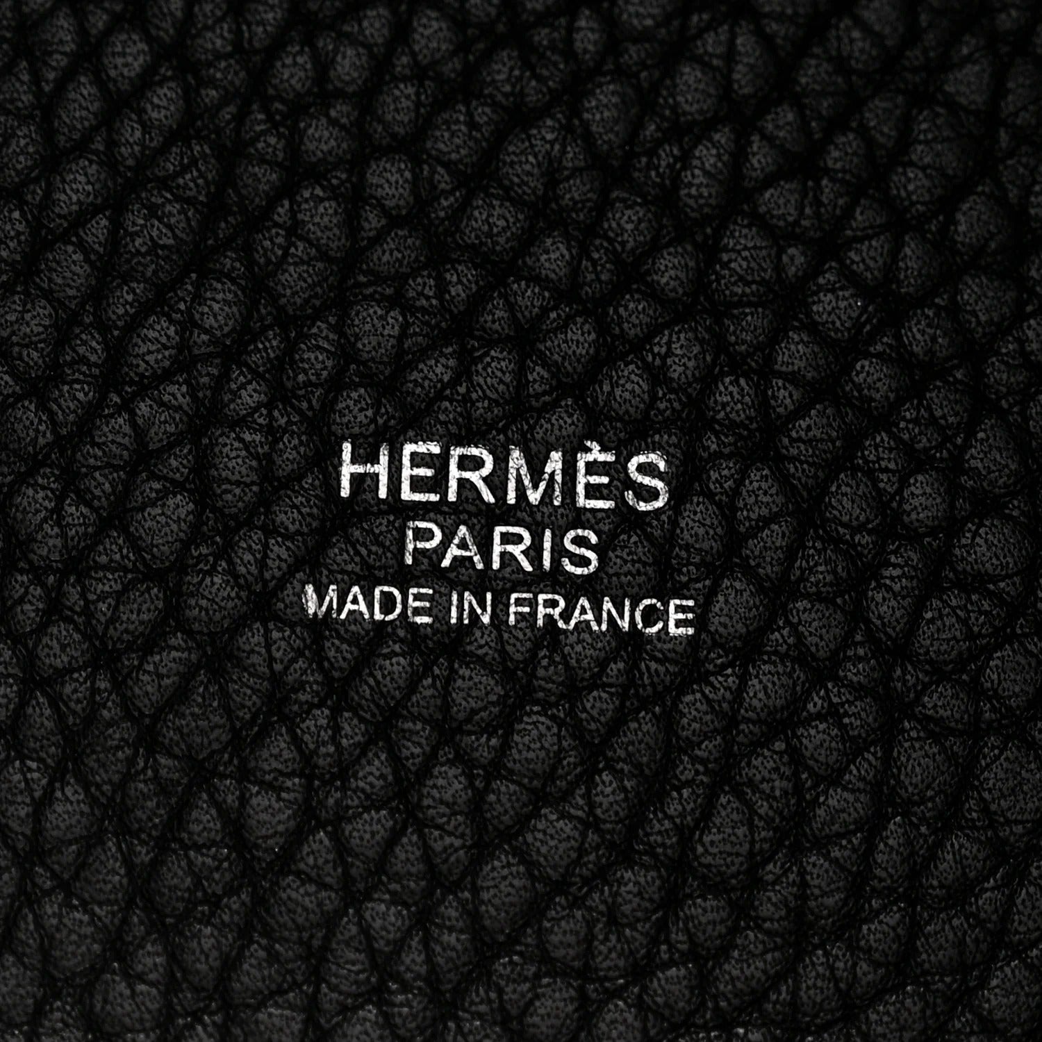HERMES PICOTIN LOCK MM 22 BLACK TAURILLON CLEMENCE SILVER HARDWARE