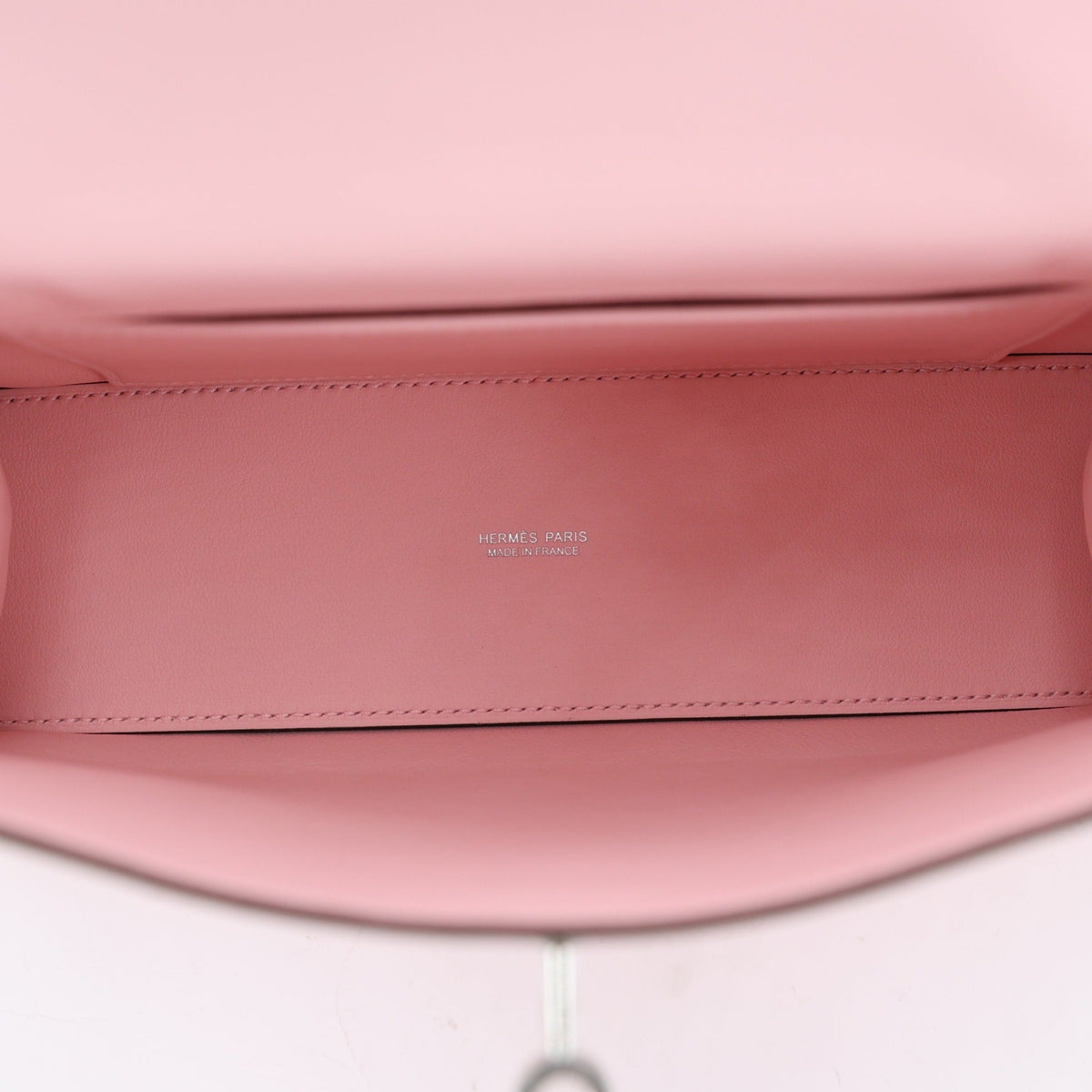 HERMES KELLY DANSE 2 ROSE SAKURA SWIFT SILVER HARDWARE